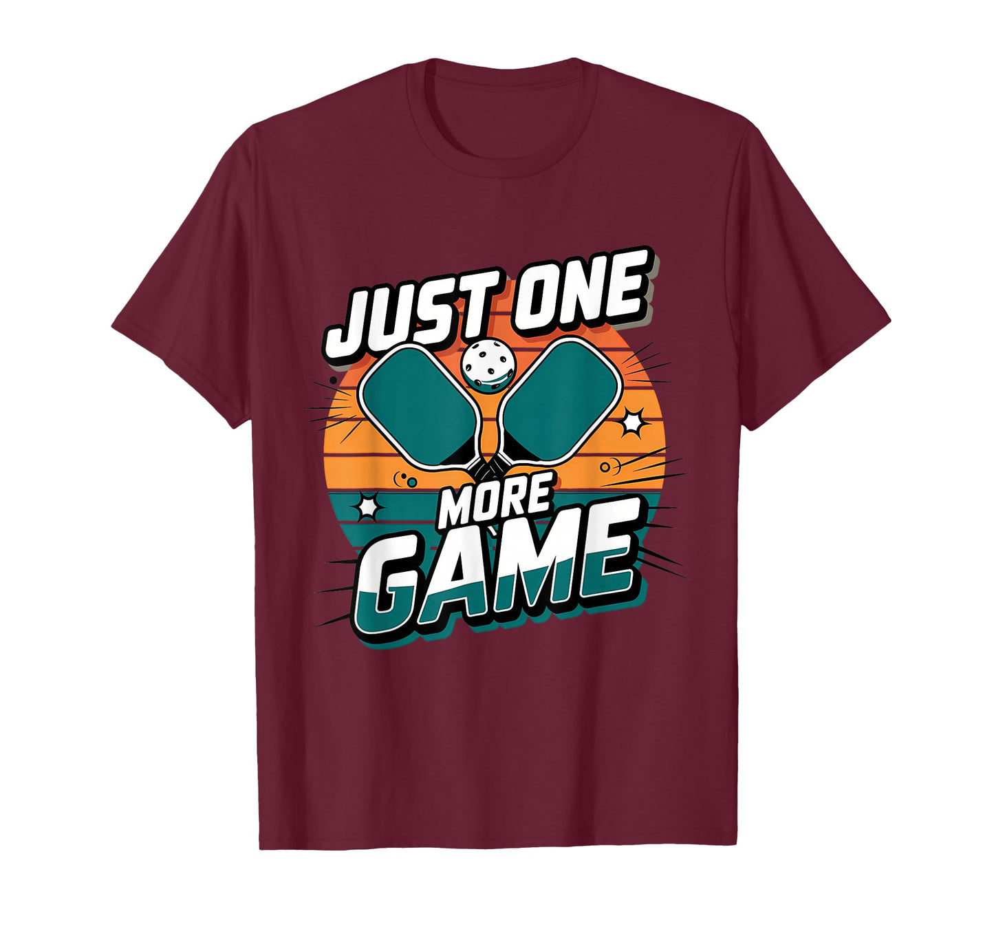 Pickleball Shirt Just One More Game Pickleball T-Shirt