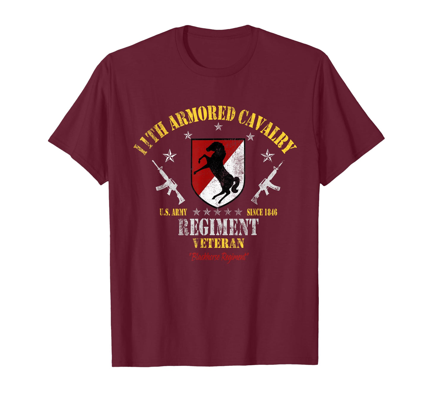 11th Armored Cavalry Regiment Veteran Vintage Veterans Day T-Shirt
