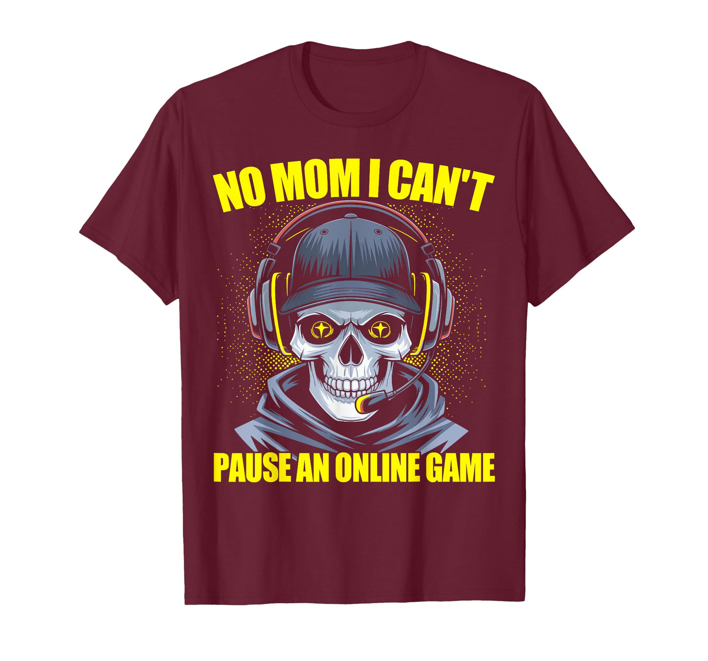 Gamer Skeleton Gaming Video Games T-Shirt