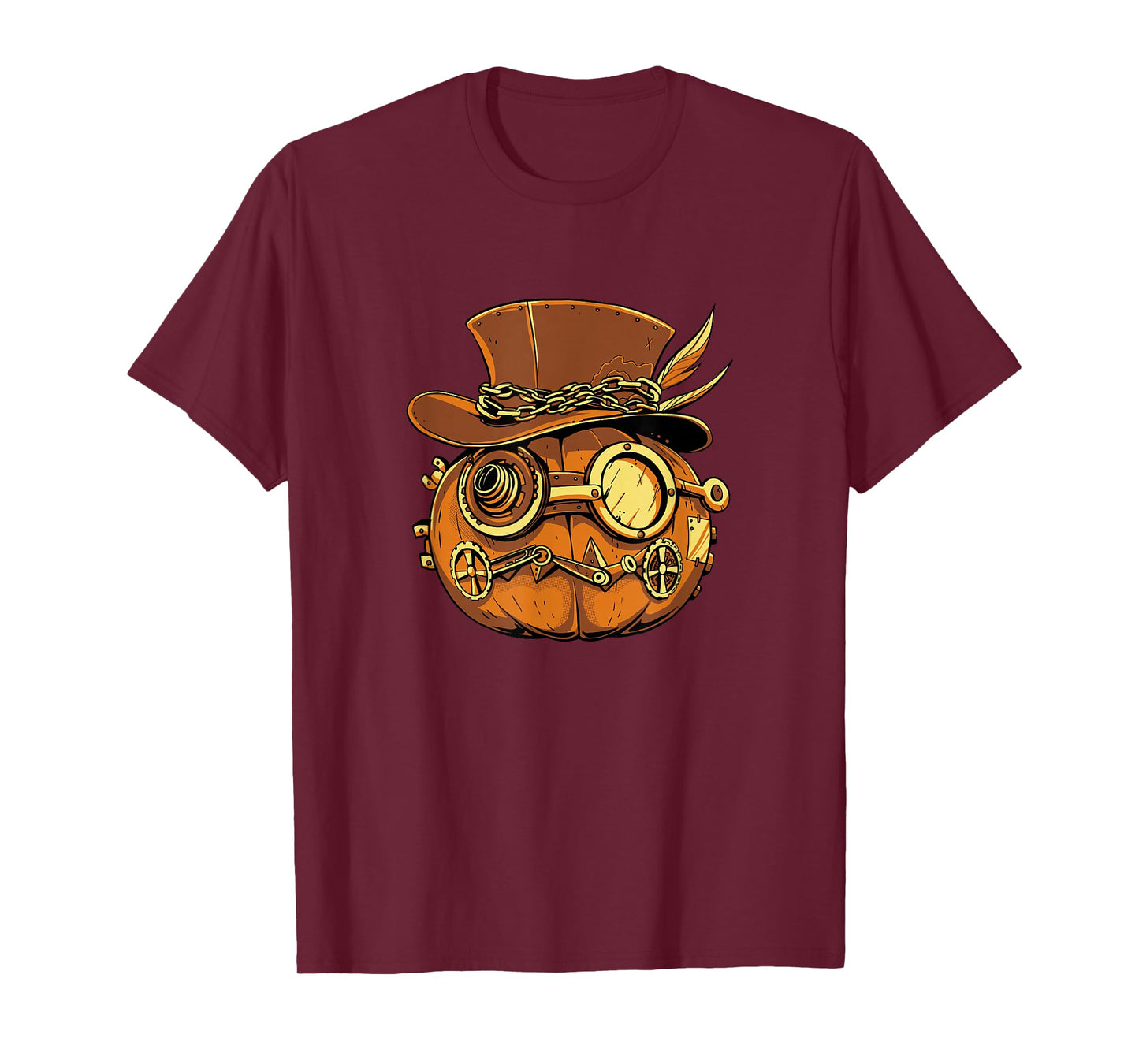 Amazing Spooky Creepy Halloween Steampunk Pumpkin T-Shirt