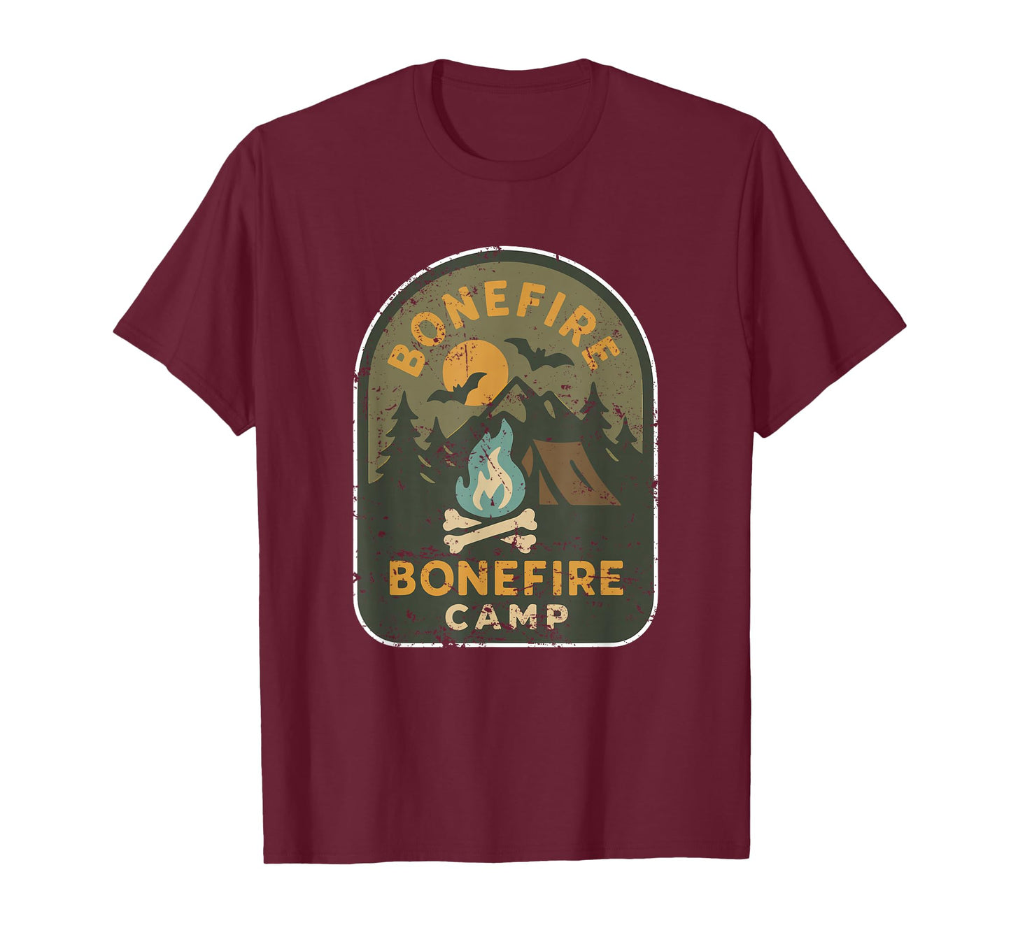 Bonefire Camp Bones and Flame T-Shirt