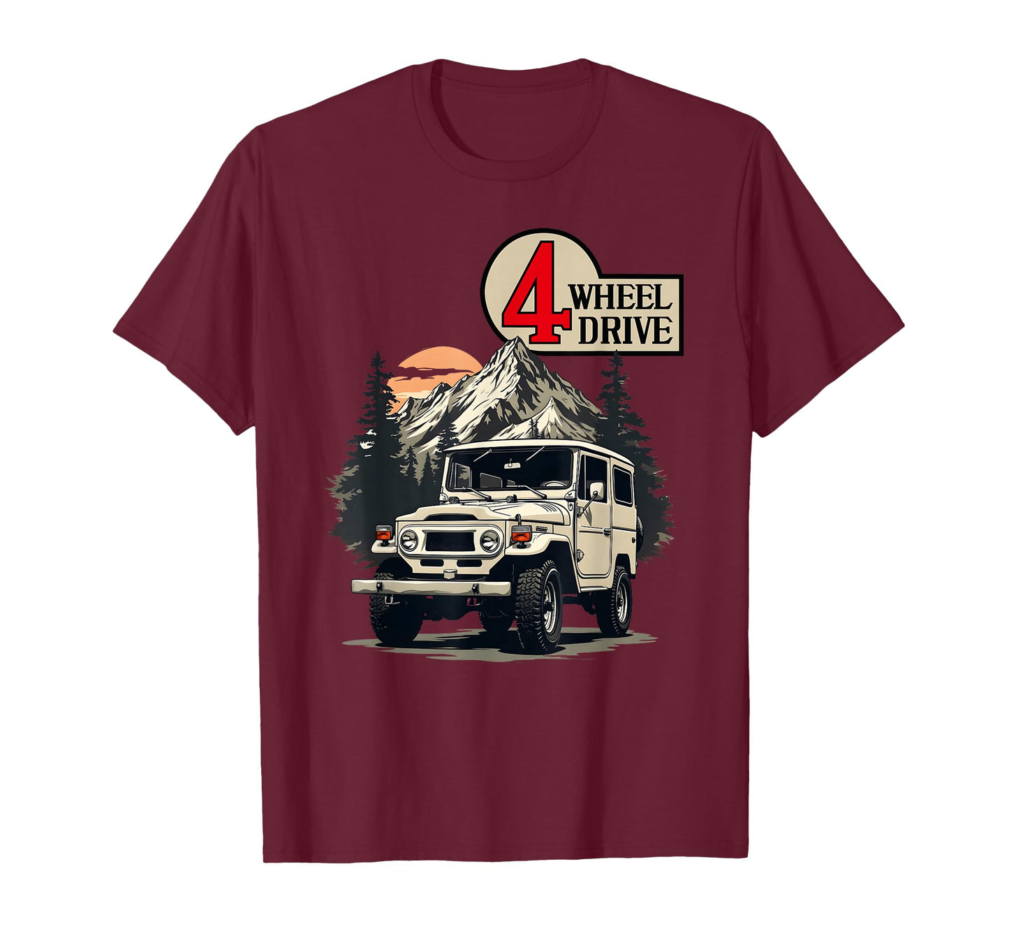 40 Series Cruiser Mountain Offroad 4 Wheel Drive 4wd FJ T-Shirt