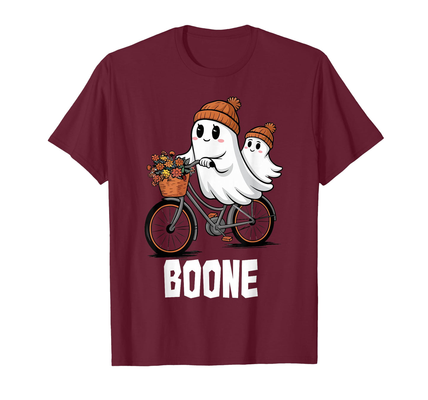 Retro Boo Boone Girls First Name Funny Halloween Ghost 2025 T-Shirt