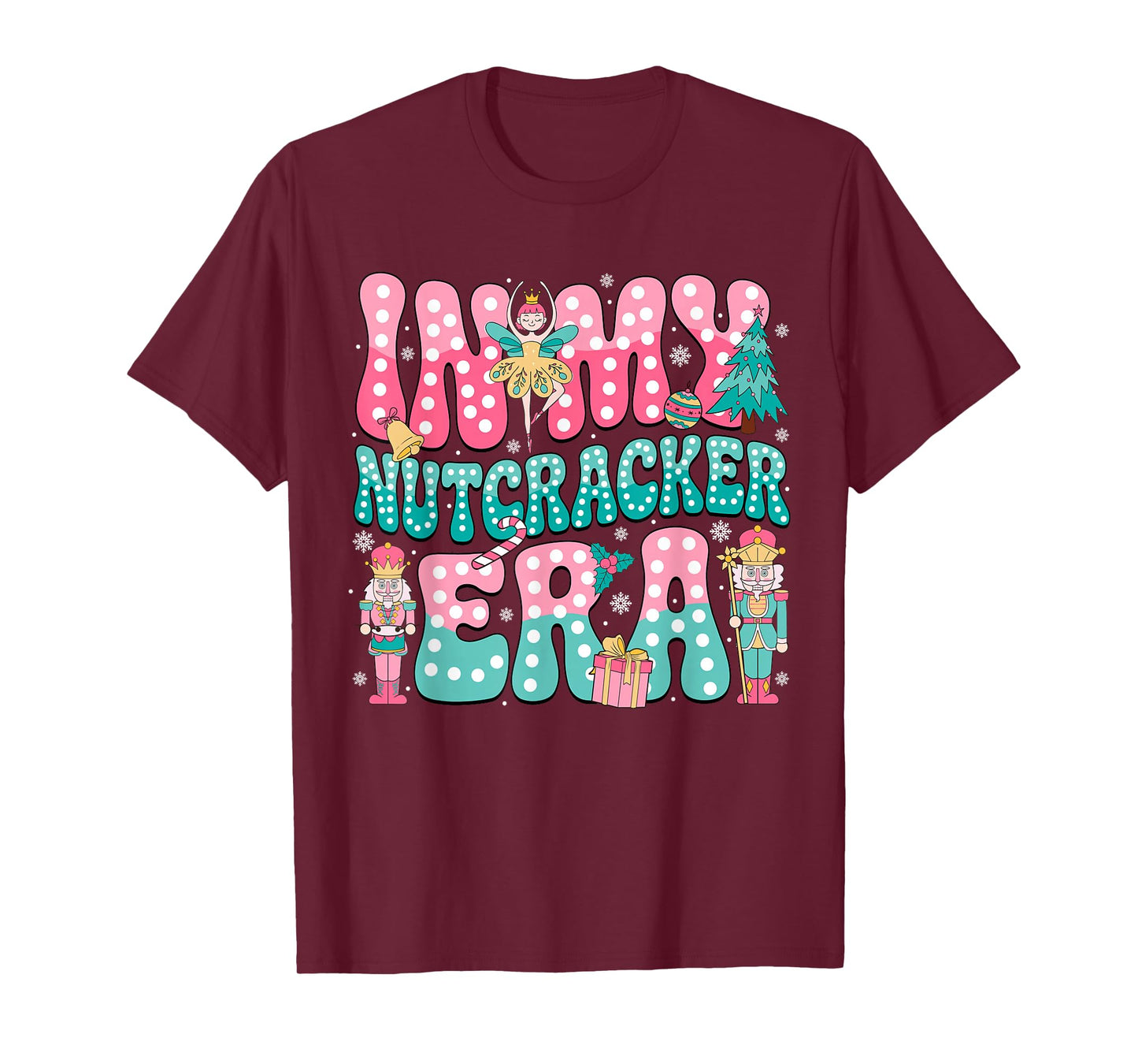 Pink Nutcracker Squad in My Nutcracker Era Pink Christmas T-Shirt