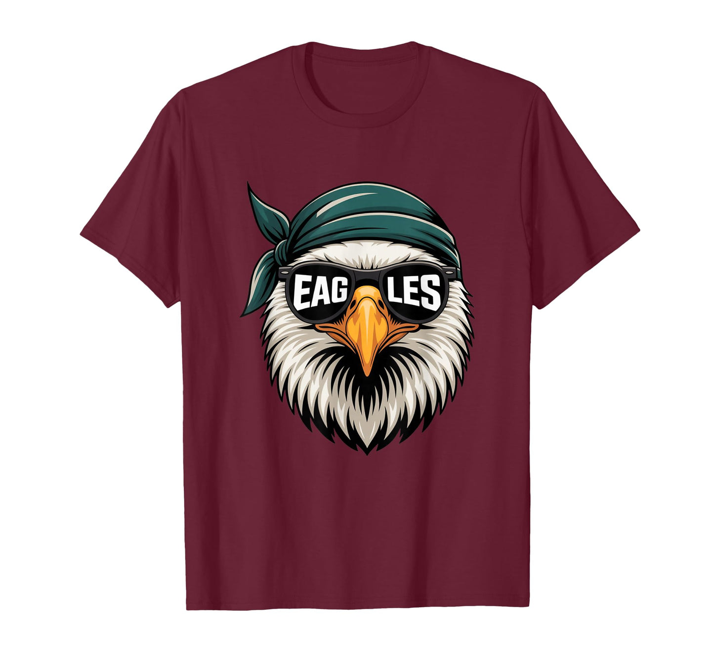 Cool Eagle with Sunglasses Men Women Kids T-Shirt