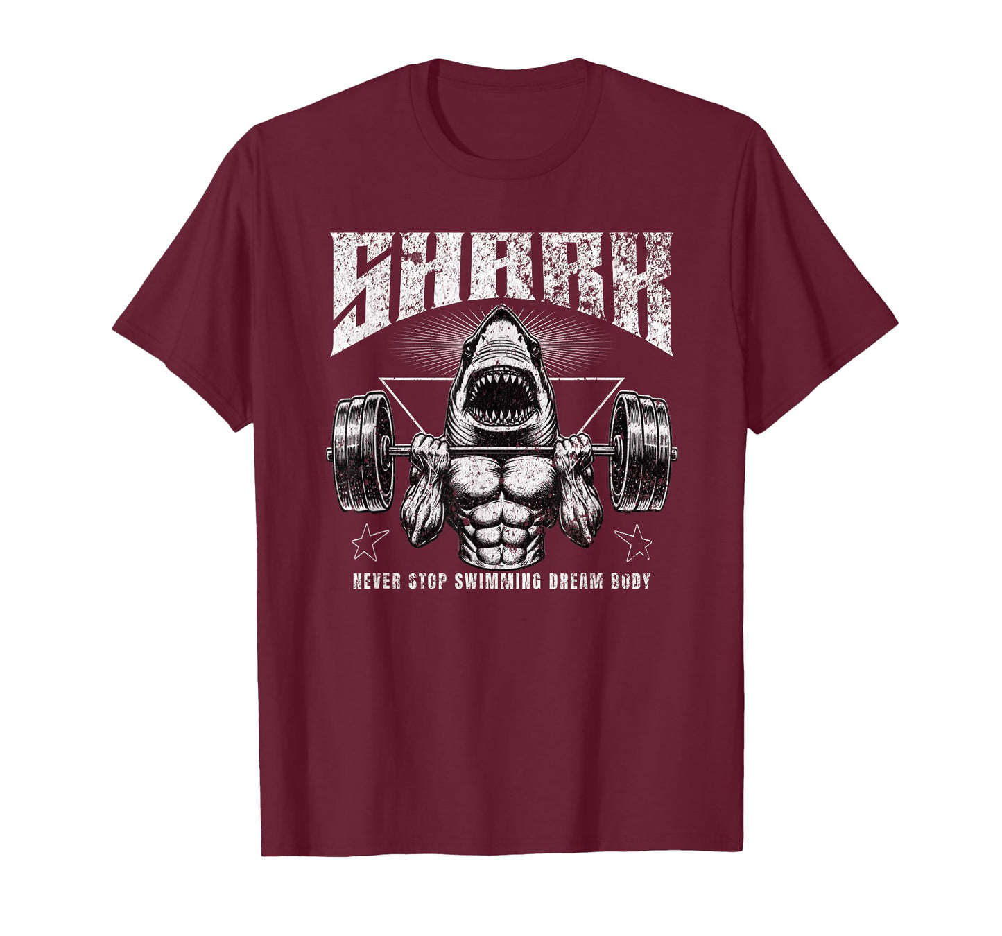 Fitness - Shark Never Stop Gym Life T-Shirt