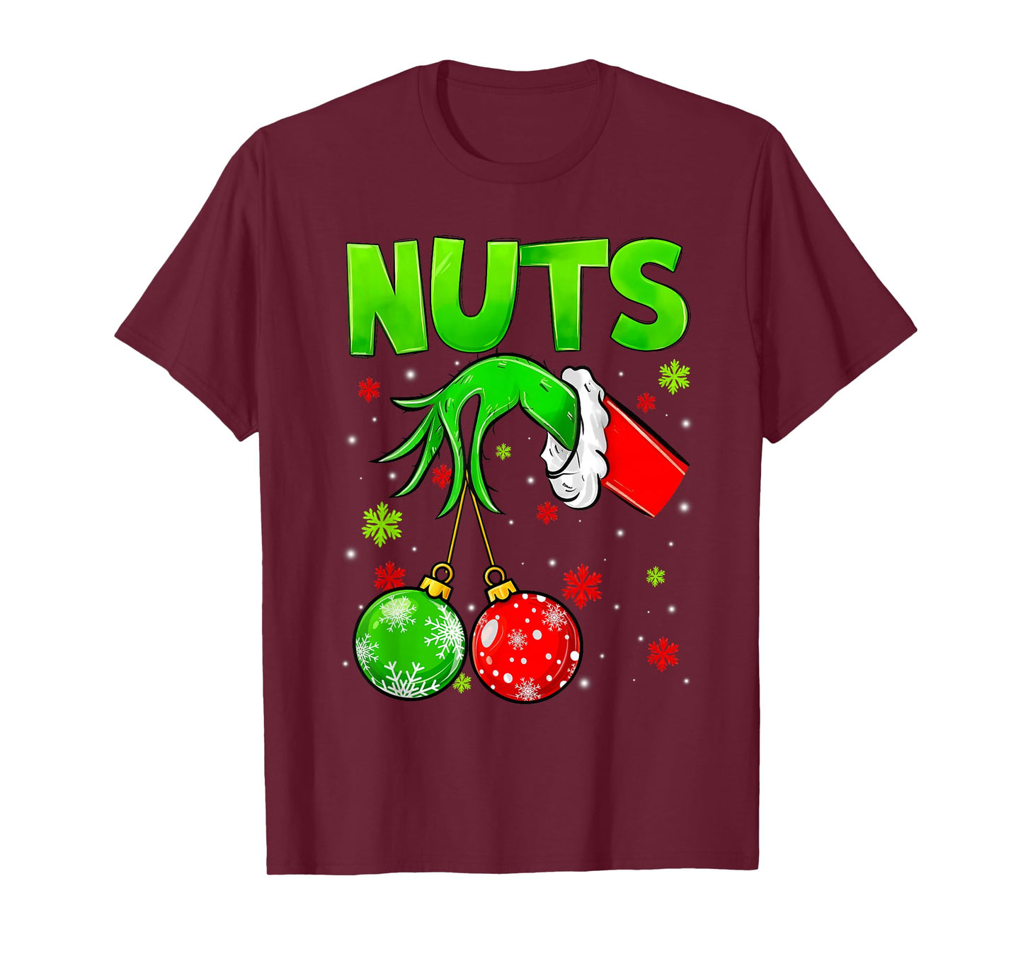 Chest Nuts Matching Chestnuts Christmas Couples Men Funny T-Shirt