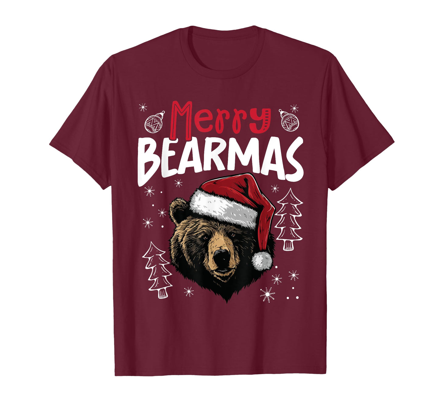 Merry Bearmas Funny Christmas Bear T-Shirt