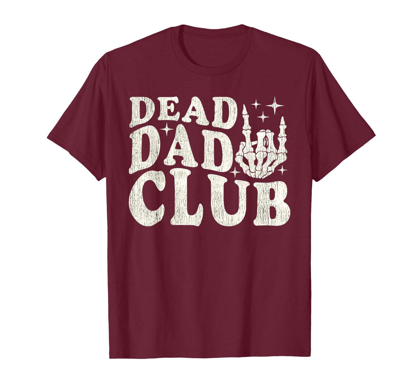 Vintage Dead Dad Club Fathers Day Funny For Men Women T-Shirt