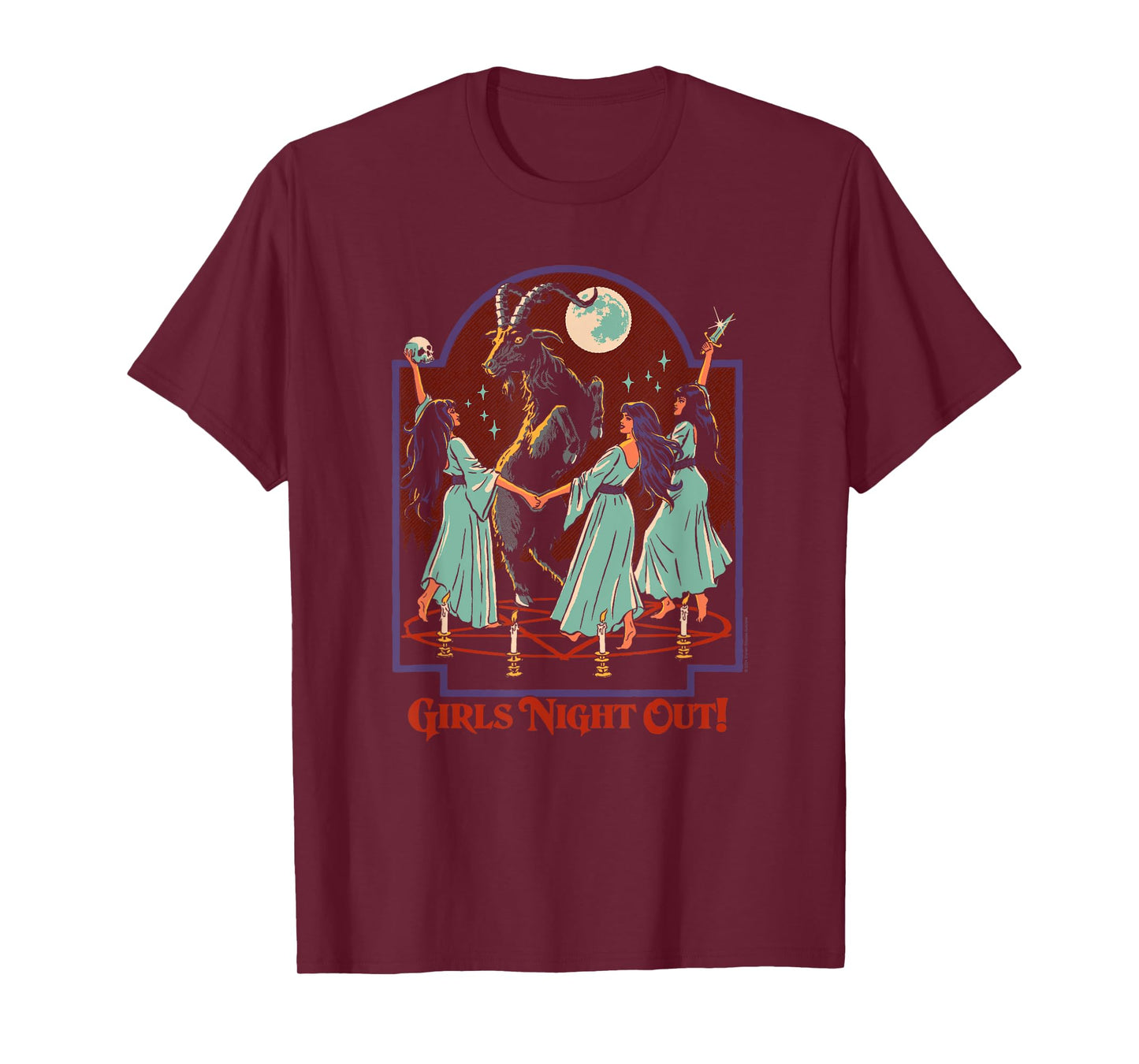 Steven Rhodes Girls Night Out Ritual Sacrifice Dark Humor T-Shirt