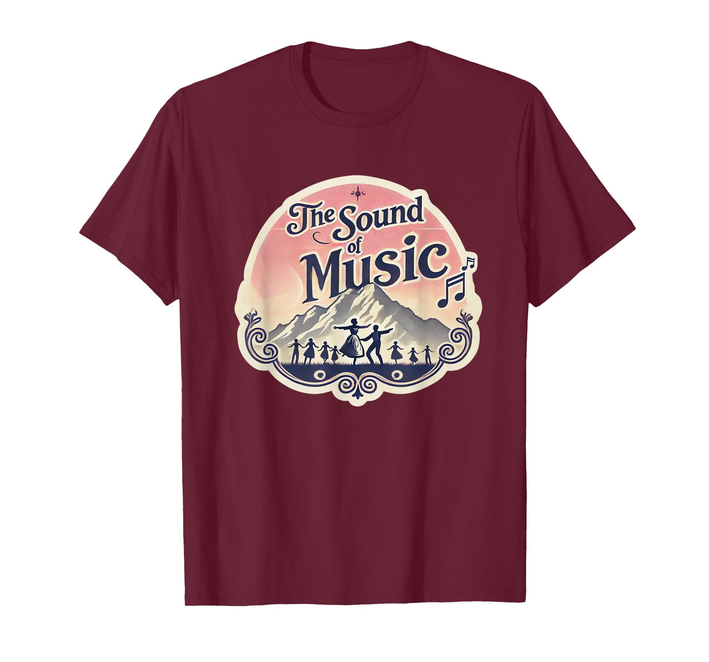 Sunset over the Alps Sound Of Music Family Musical T-Shirt