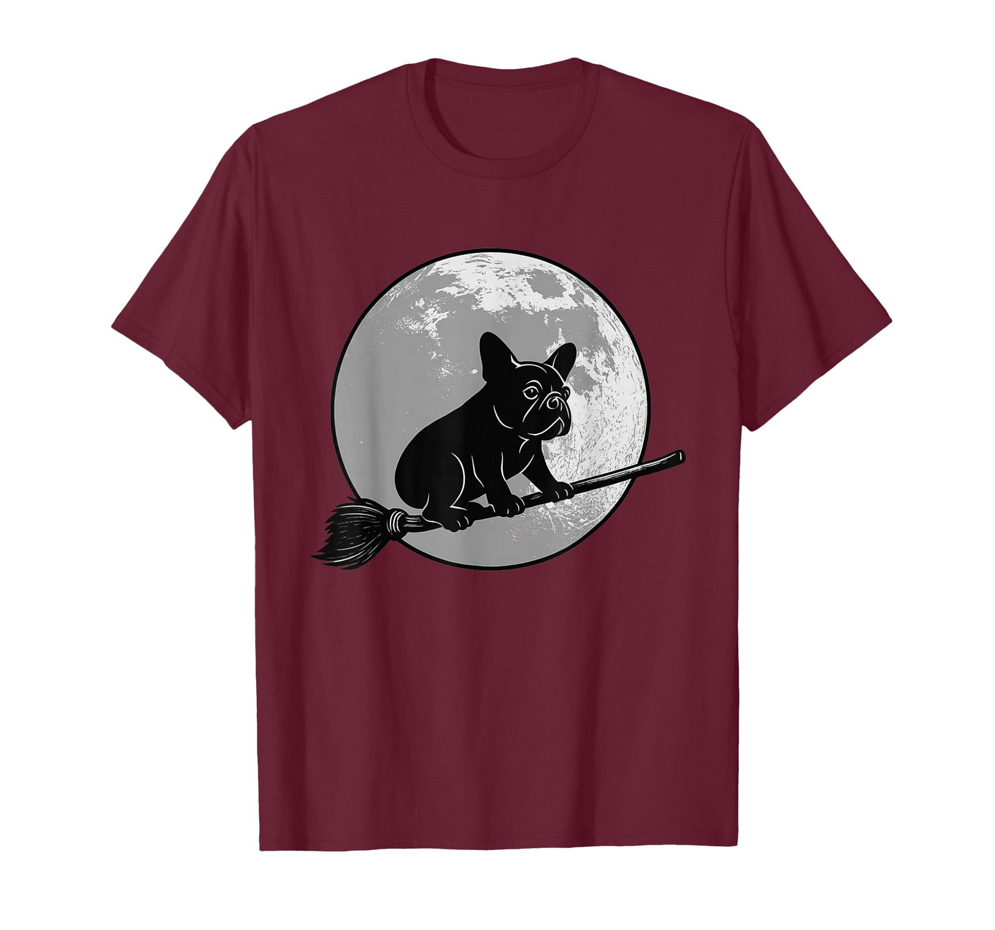 French Bulldog Halloween for Dog Lovers – Witch Hat Frenchie T-Shirt