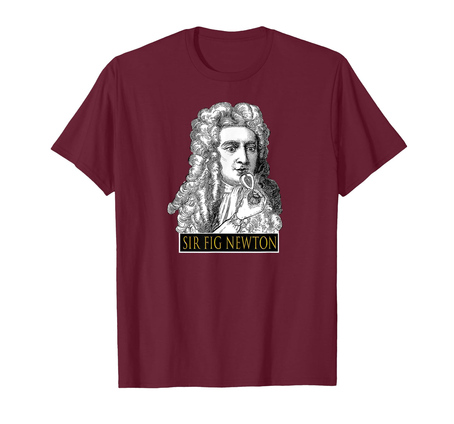 Sir Fig Newton - Isaac Eating Figs Fun Gag Gift for Teacher Men Women Girls Kids T-Shirt