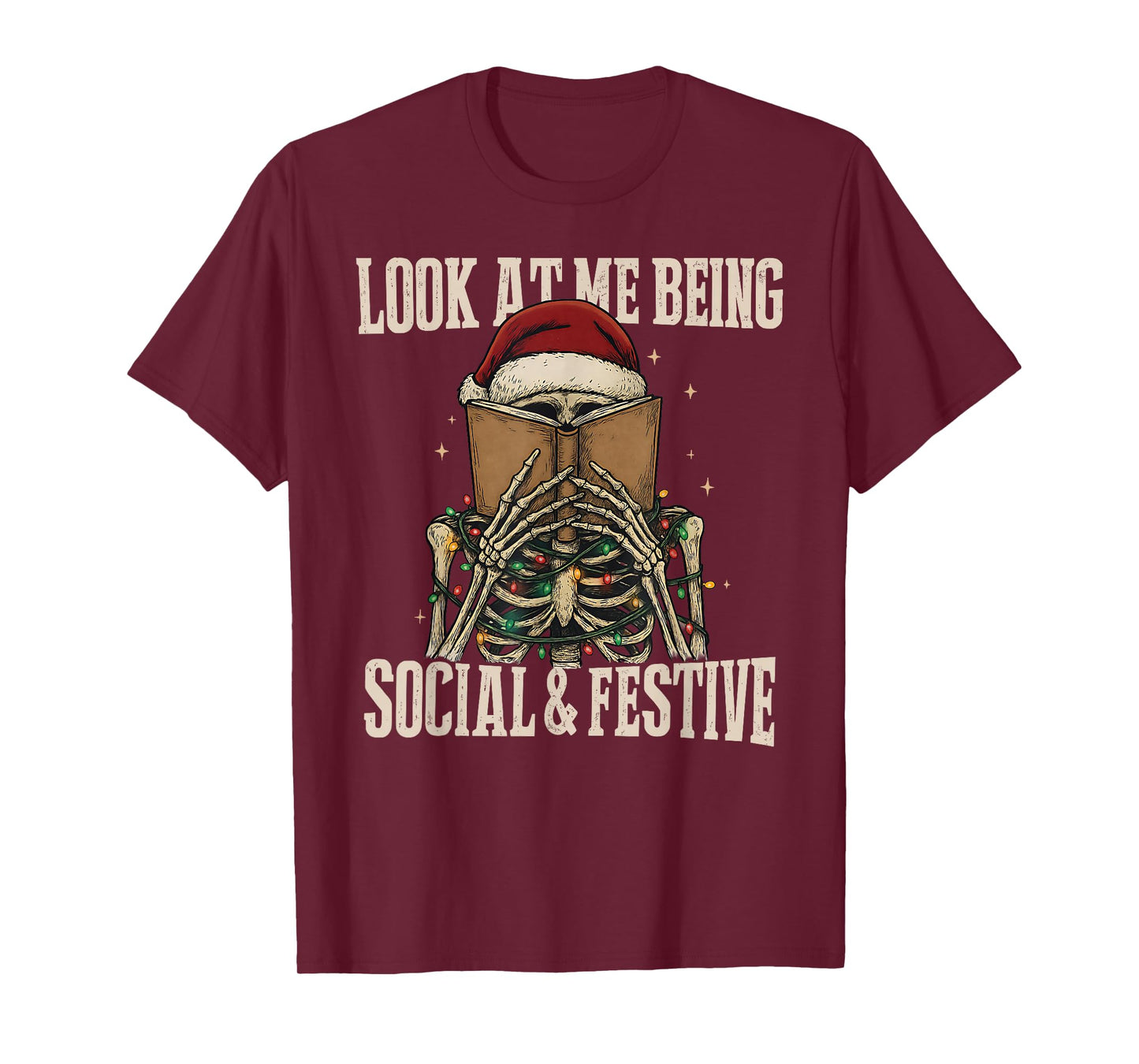 Christmas Read, Cozy Bookish Xmas Girl Reader Ugly Gift T-Shirt