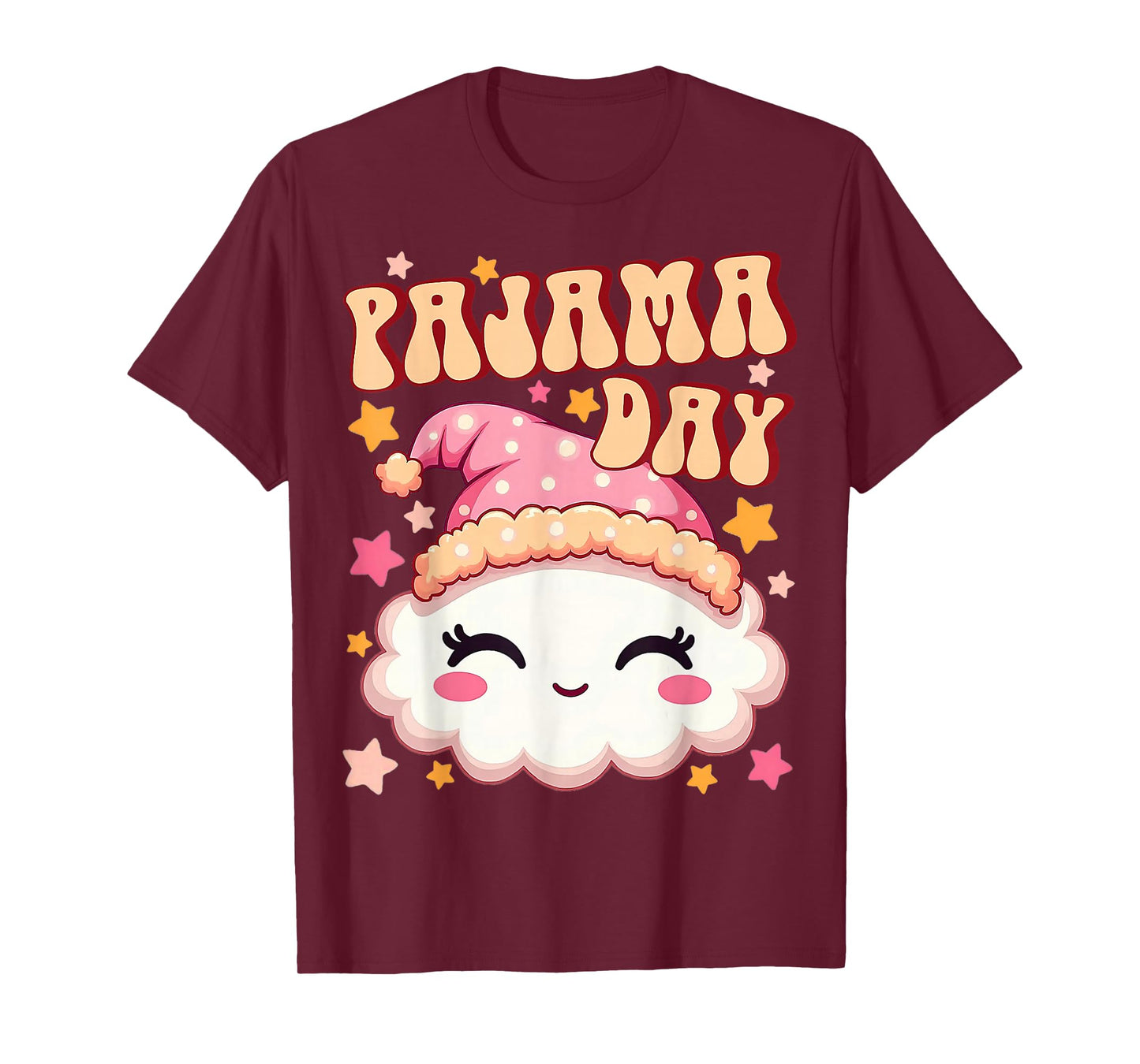 Pajama Day School Spirit Week Fun Cloud Teacher Student Cute T-Shirt
