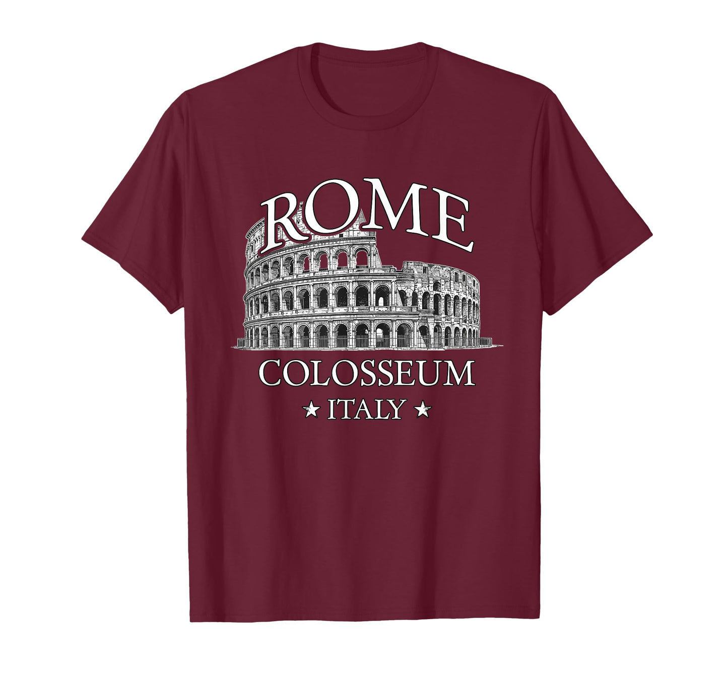 Vintage Rome Colosseum Italy Souvenir Roman History Tee T-Shirt