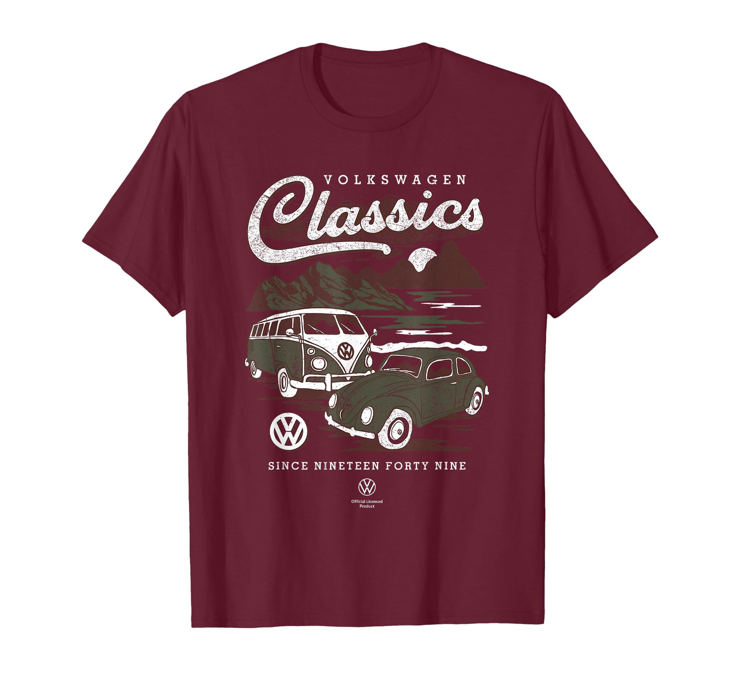 Type 2 T1 Campervan & Beetle Classics T-Shirt