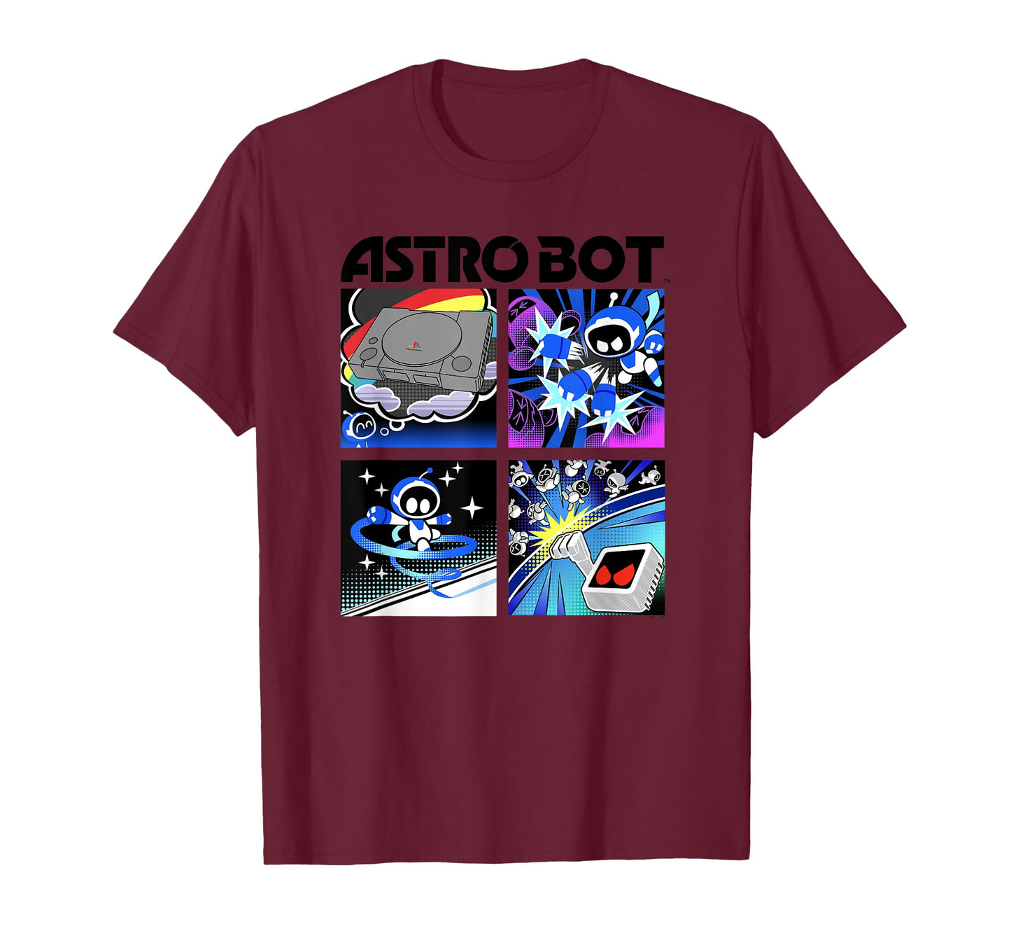 Astro Bot Rescue Mission Space Warrior Video Game T-Shirt