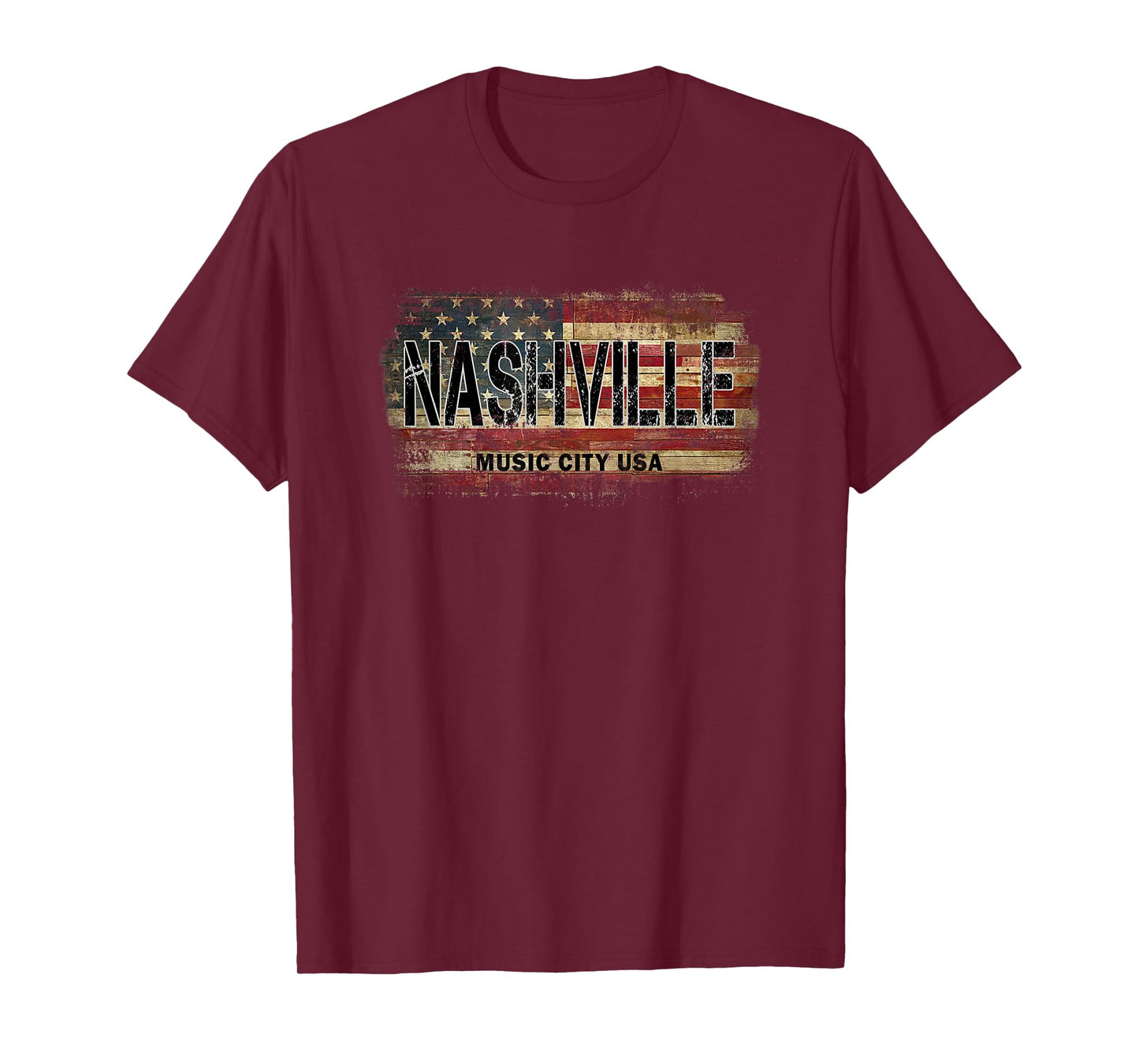 Vintage American Flag Nashville T-Shirt