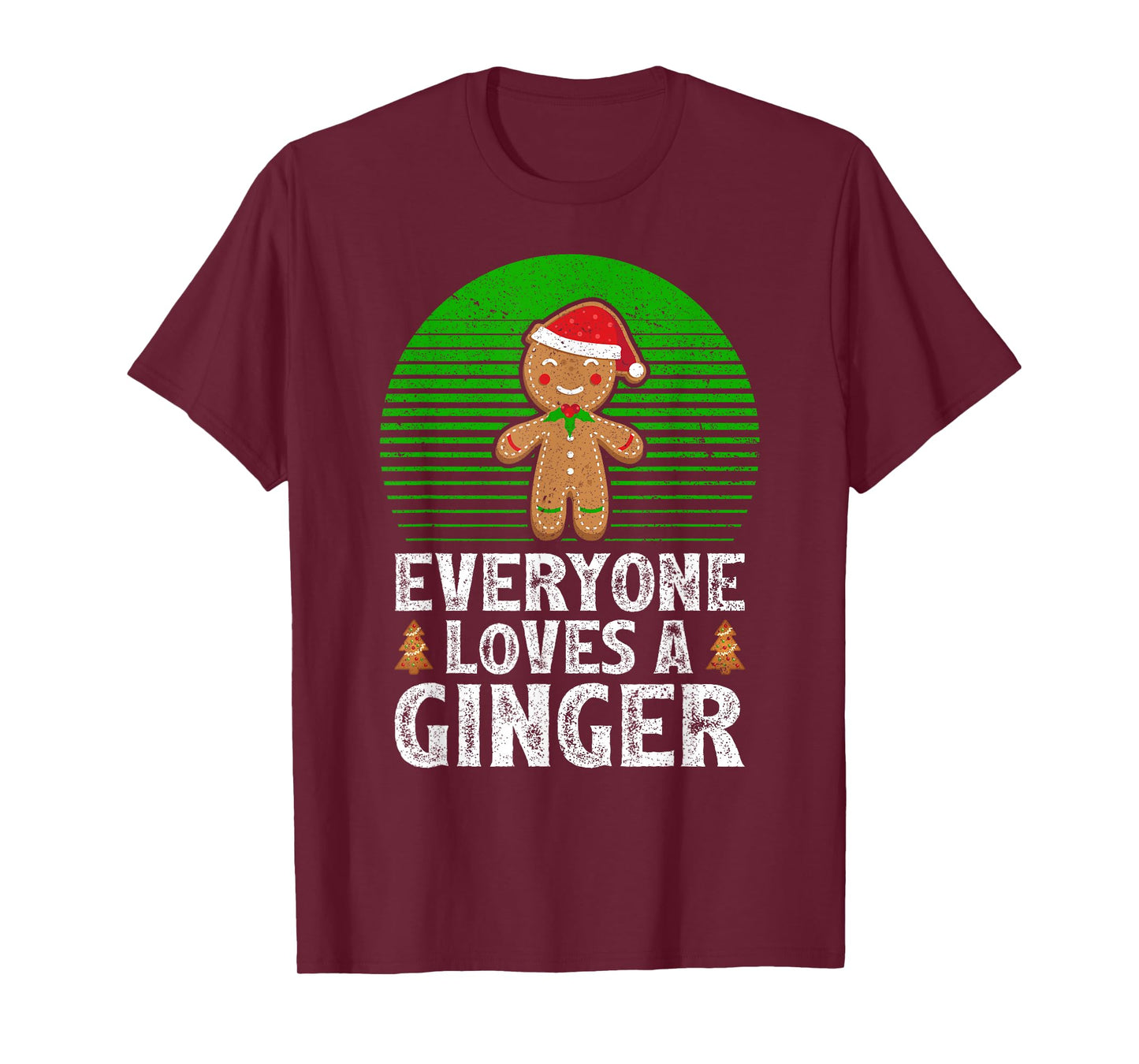 Funny Gingerbread Christmas Pajamas Everyone Loves A Ginger T-Shirt