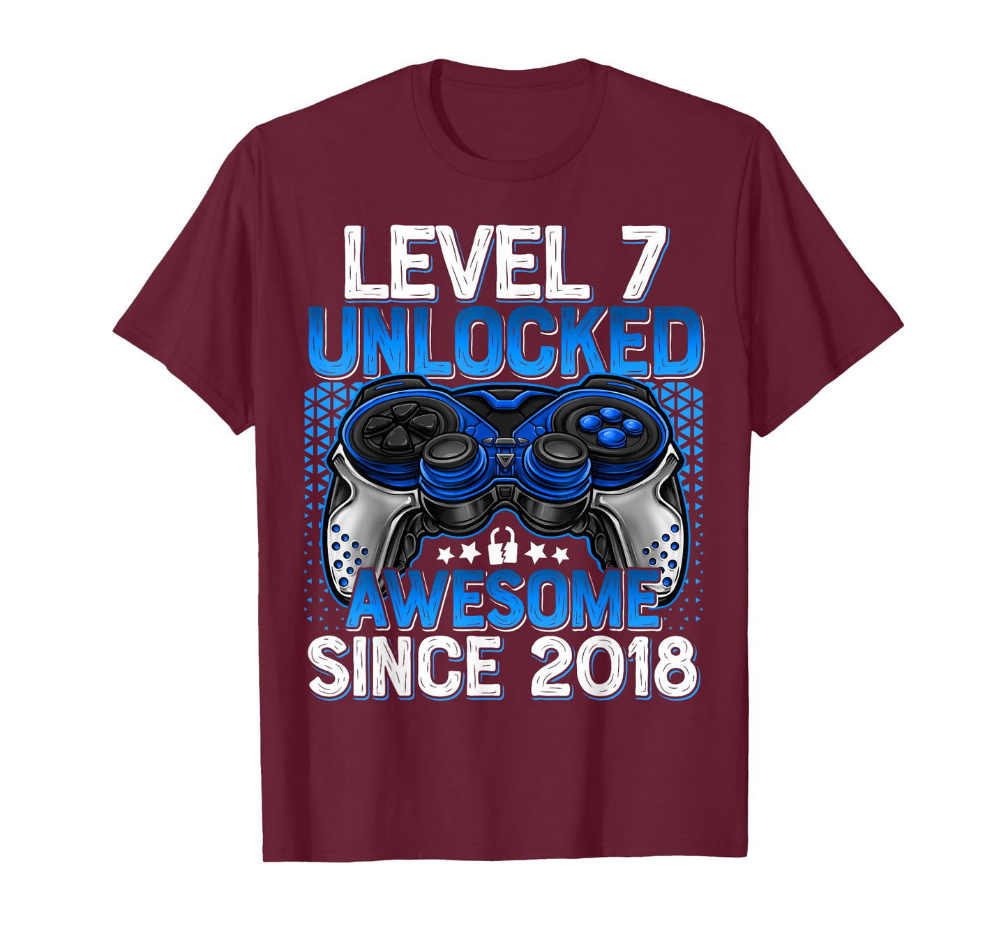 Level 7 Unlocked 7 Year Old Gifts For Boys 7th Birthday Boy T-Shirt