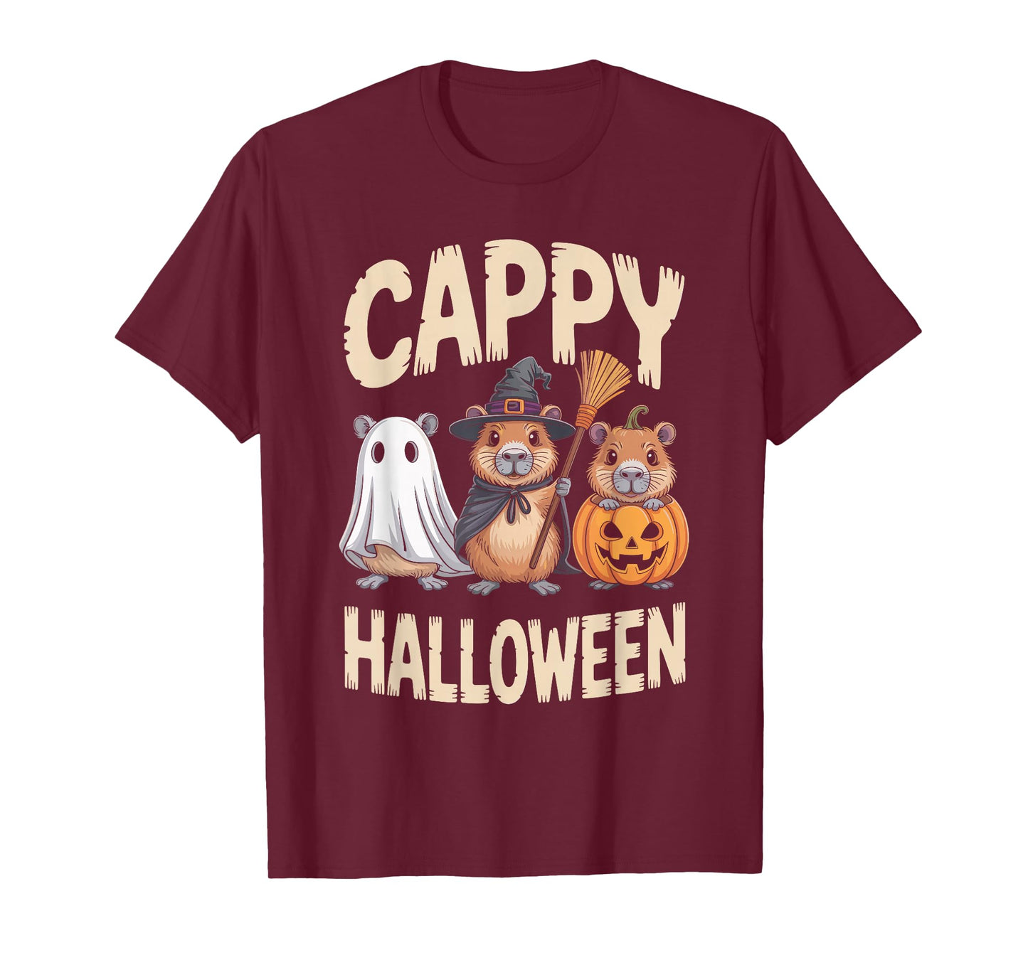 Cappy Halloween Funny Capybara T-Shirt