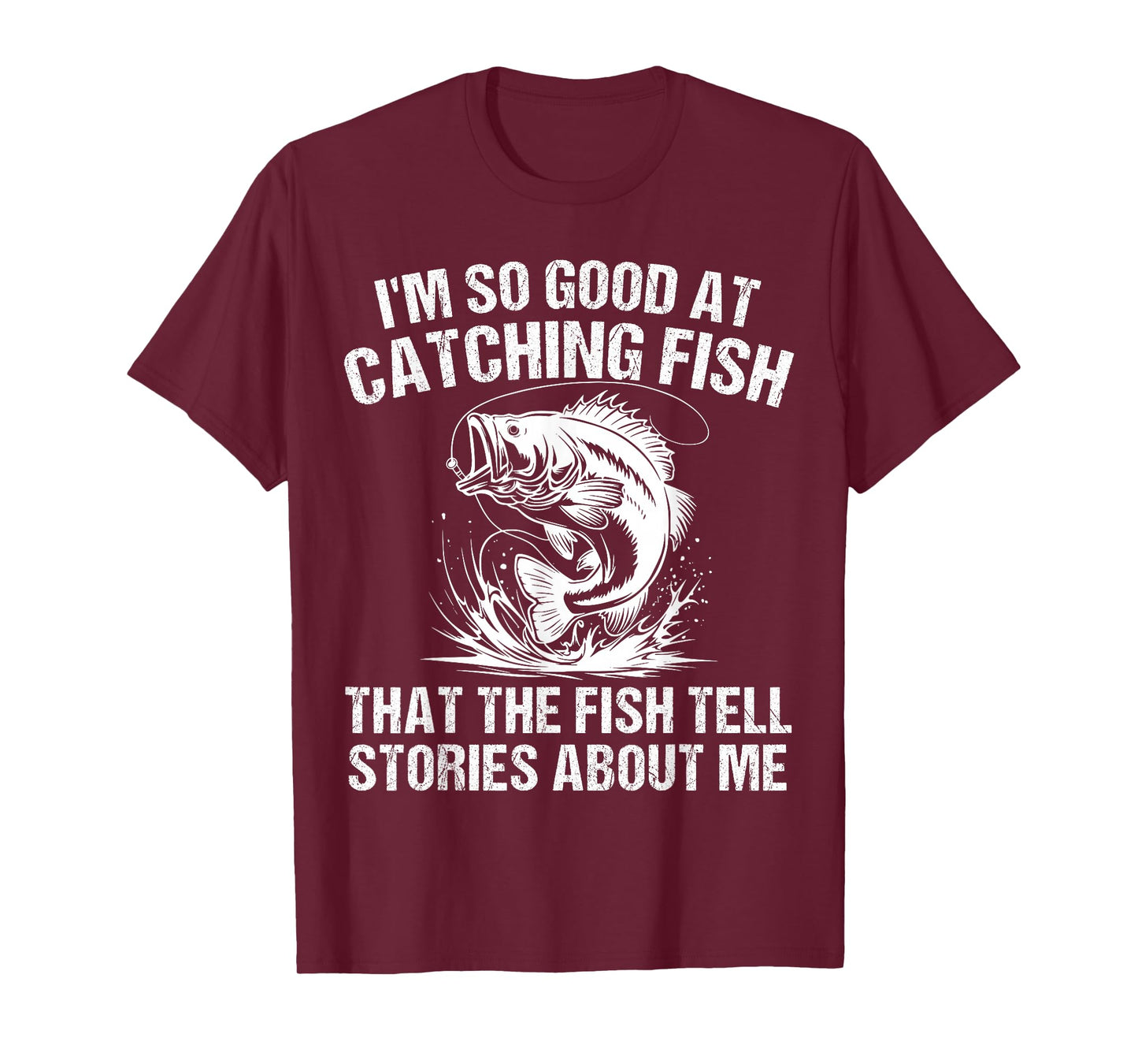 Bass Fishing Angler Funny Fisherman Catching Fish T-Shirt