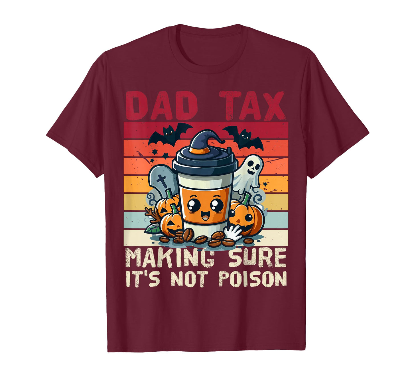 Funny Daddy Boo Halloween Family Matching Costume Ghost Dad T-Shirt