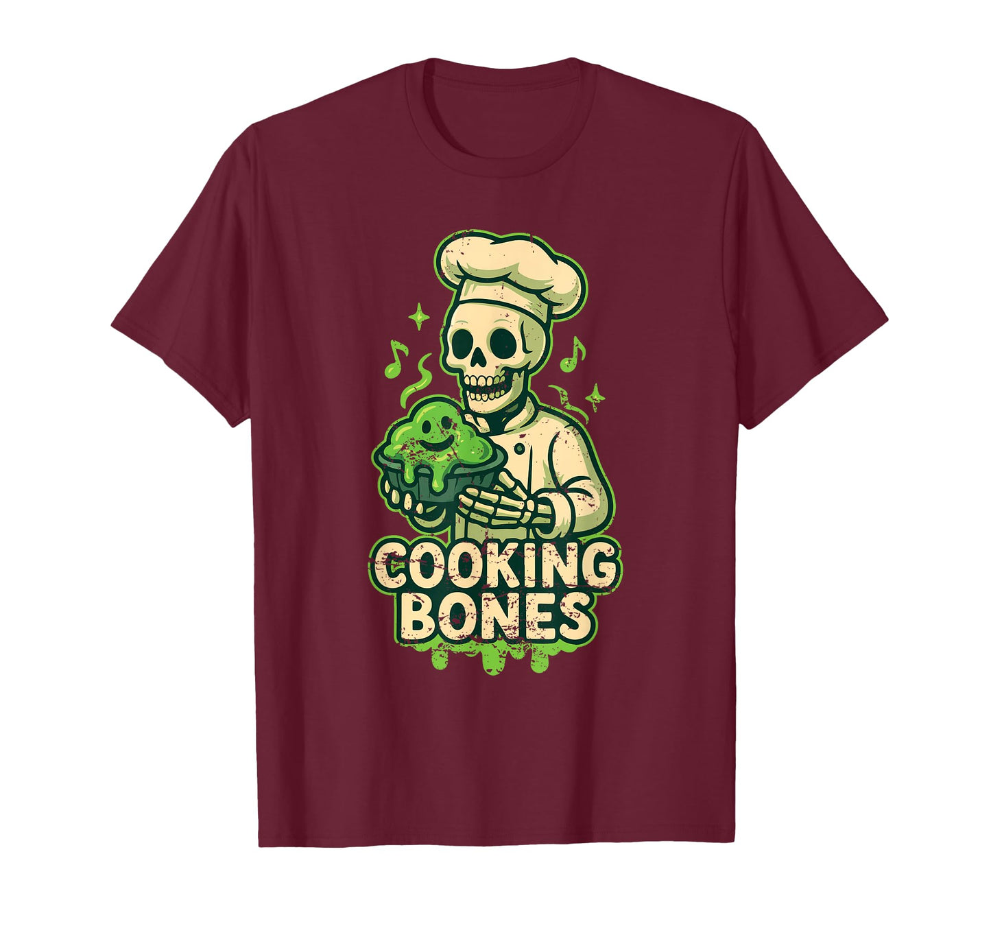 Cooking Bones Skeleton Chef T-Shirt