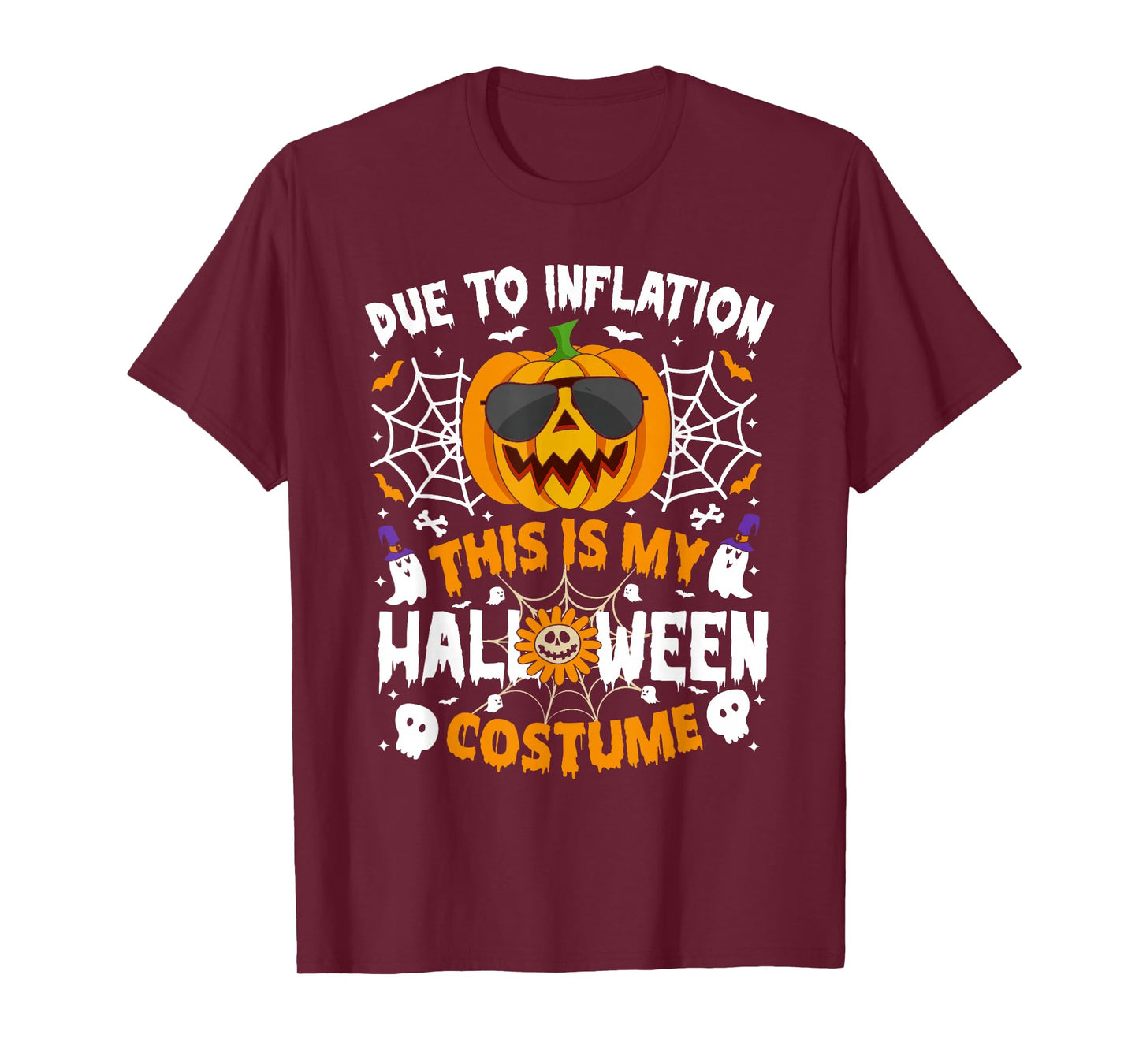 Pumpkin Halloween Costume Men Women Funny Halloween 2025 T-Shirt