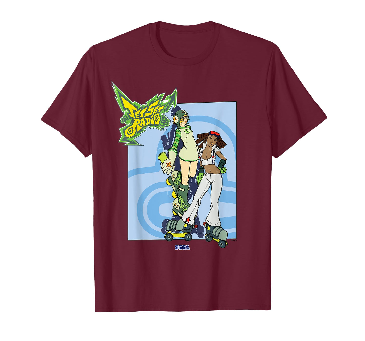 Jet Set Radio duo Gum, Piranha SEGA Dreamcast video game T-Shirt