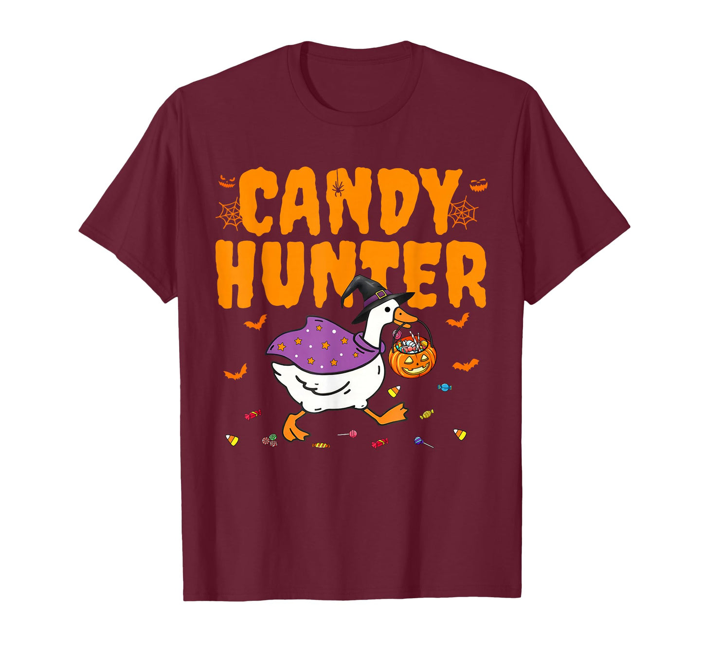 Goose Candy Hunter Funny Halloween T-Shirt