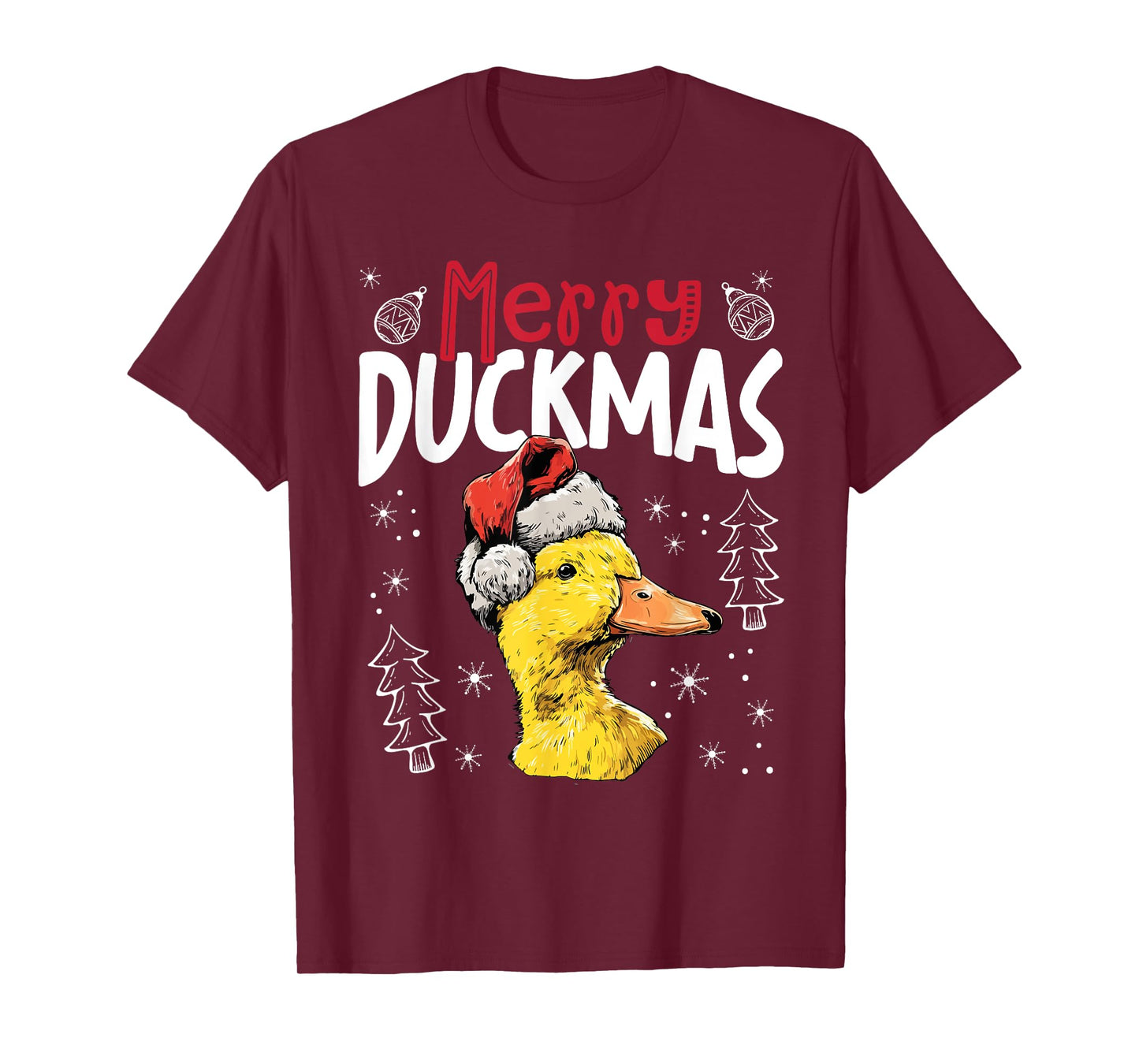 Merry Duckmas Funny Christmas Duck T-Shirt