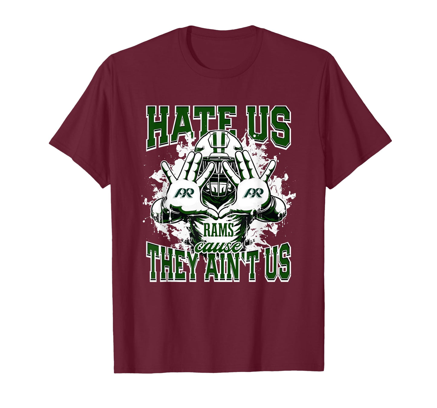 Pine-Richland Rams Logo Hate Us Cause They Ain't HS T-Shirt