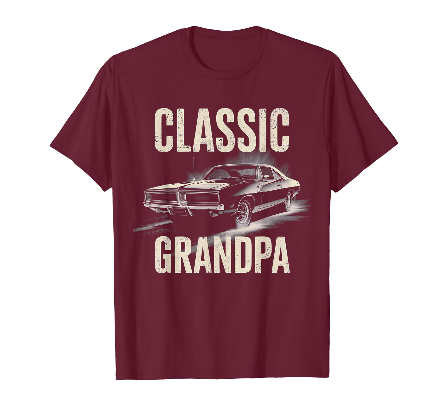 Vintage Cool Grandpa Classic Speed Car Nostalgic T-Shirt