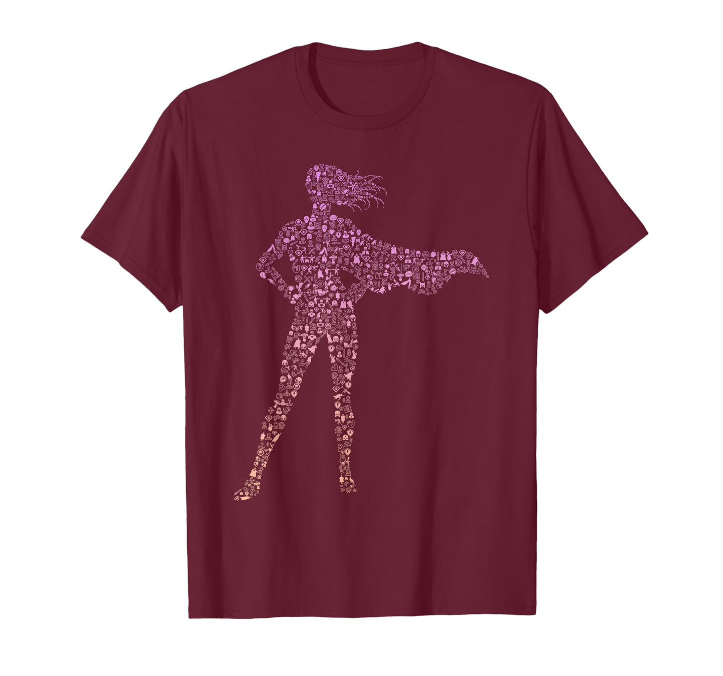 Silhouette Icon Superhero Shirt | Girls Superhero T-Shirt