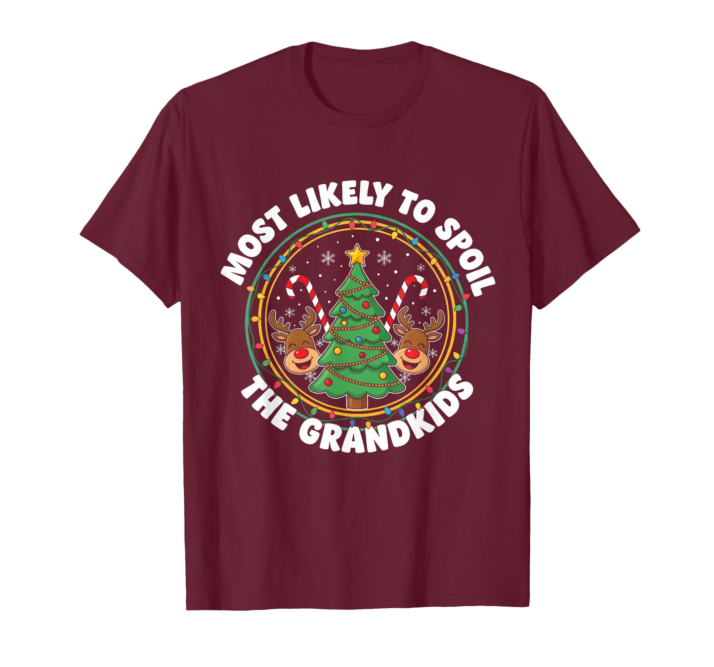 Most Likely to Spoil The Grandkids Christmas Party Men T-Shirt