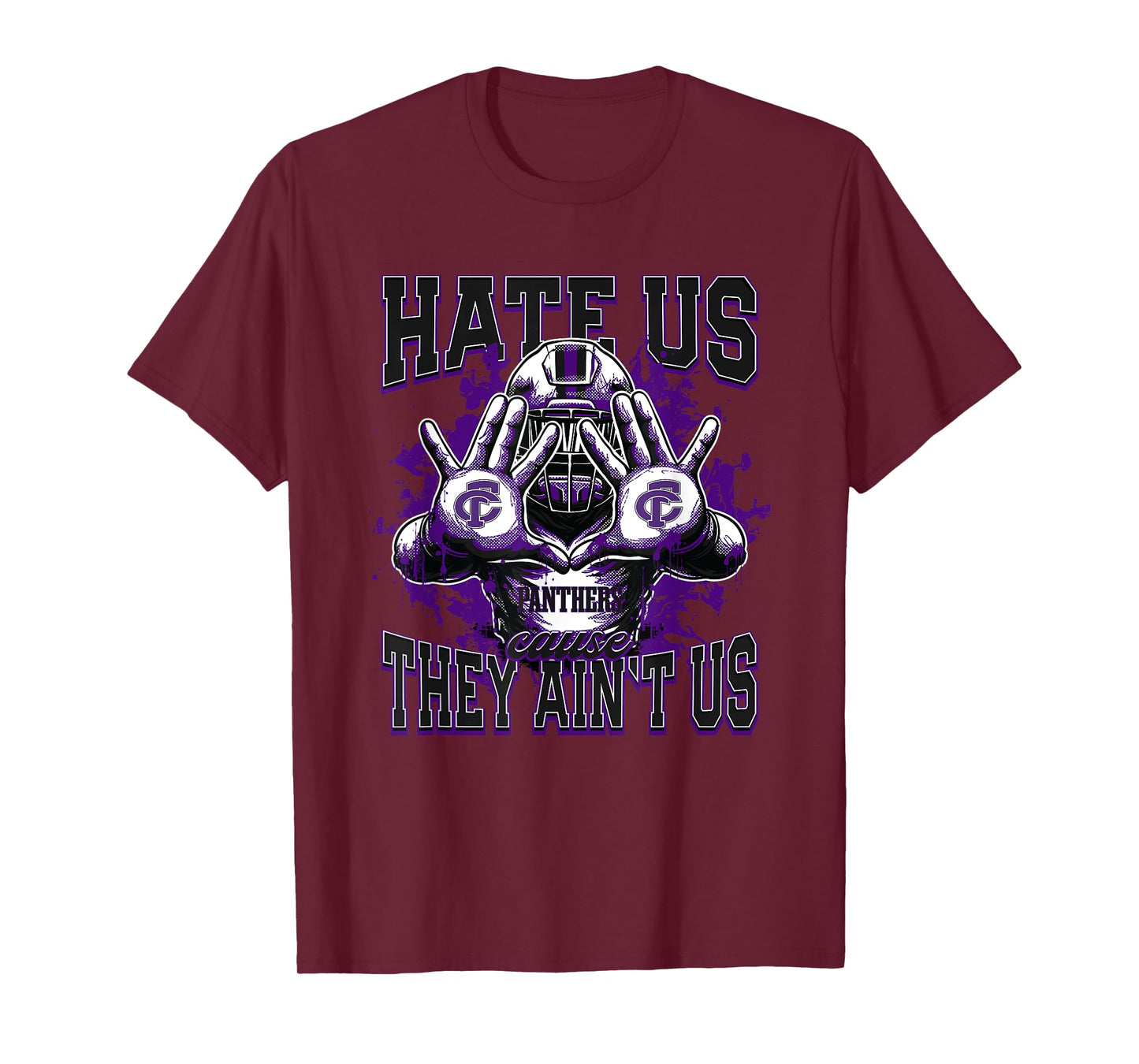 Fillmore Central Panthers Logo Hate Us Cause They Ain't HS T-Shirt