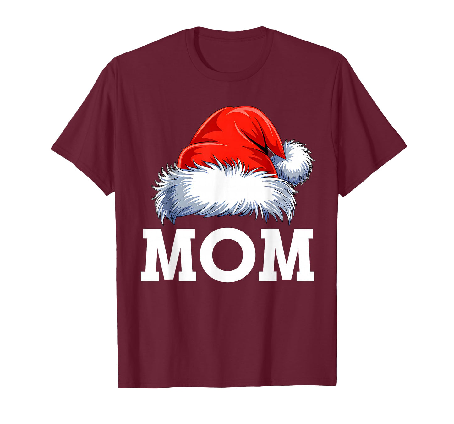 Mom Santa Christmas Family Matching Pajamas Xmas Squad T-Shirt