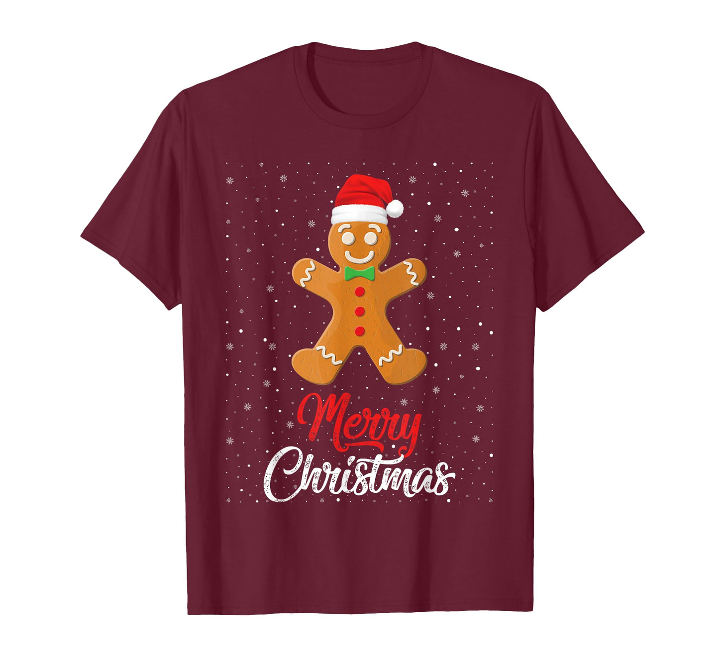 Gingerbread Cookie Baking Family Matching Merry Christmas T-Shirt