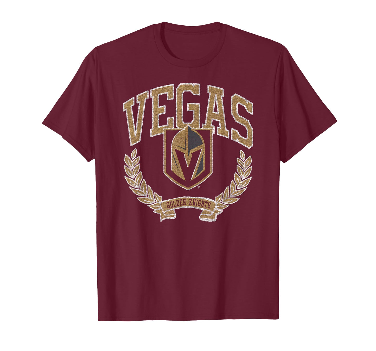 Vegas Golden Knights Vintage Victory Black Licensed T-Shirt