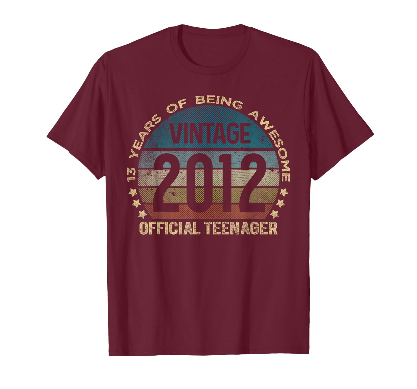 Retro Birthday Shirts For Men and Women 2025 HH Official Teenager 13 Year Old Gifts Vintage 13th Birthday T-Shirt