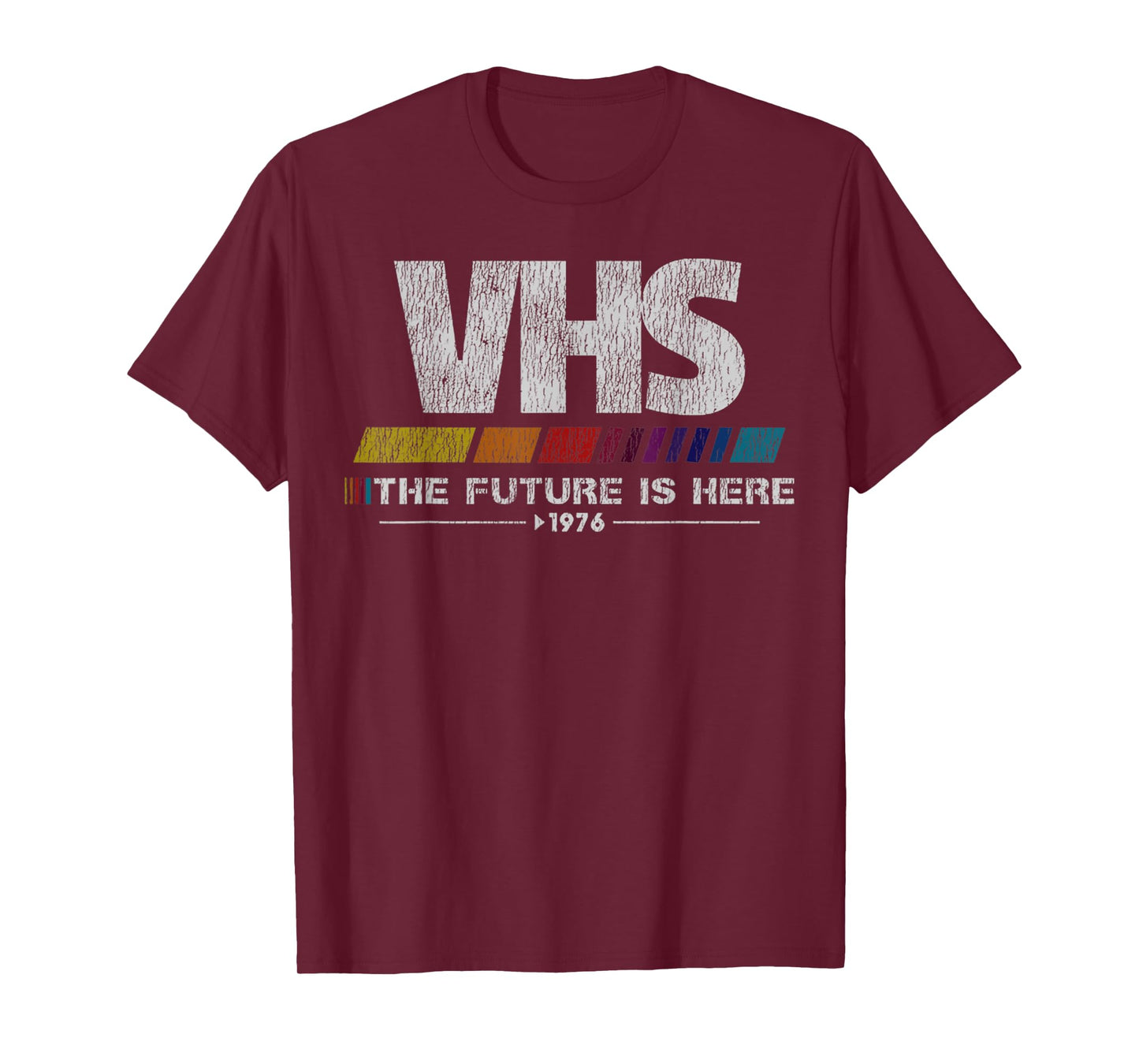 Vintage 80s video cassette tape VHS The Future Is Here T-Shirt