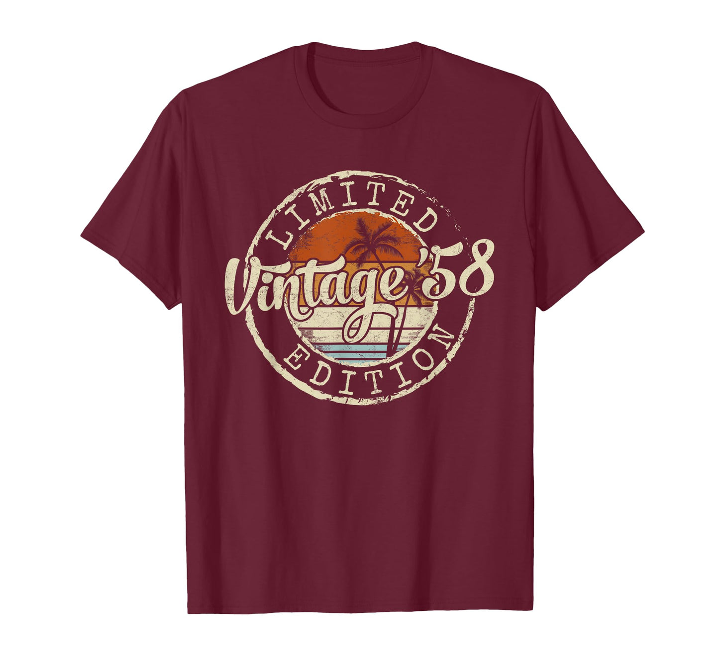 Vintage 1958 67th Birthday Gifts For Men Women 67 Year Old T-Shirt