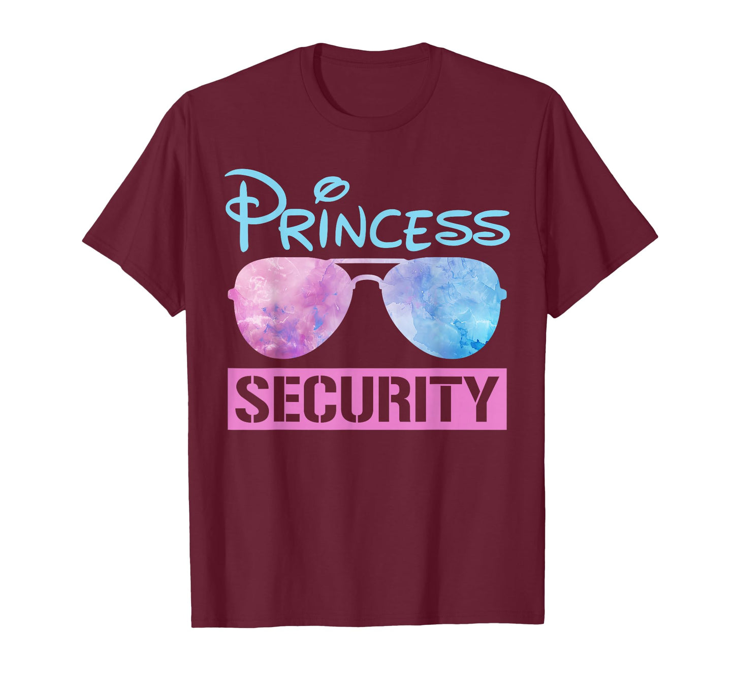 Halloween Dad Mom Daughter Adult Costume Princess Security T-Shirt