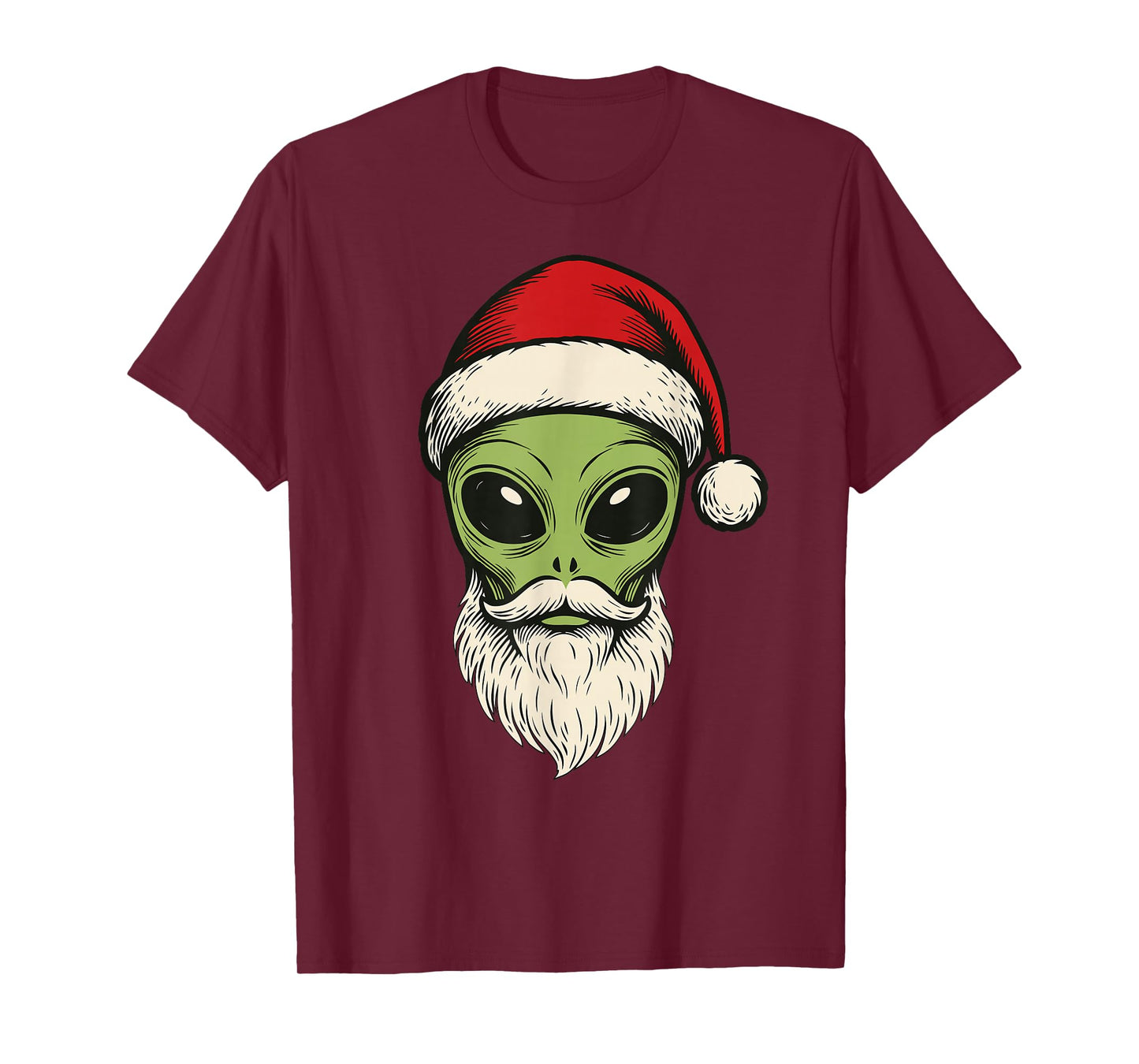 Christmas Funny Santa Alien T-Shirt