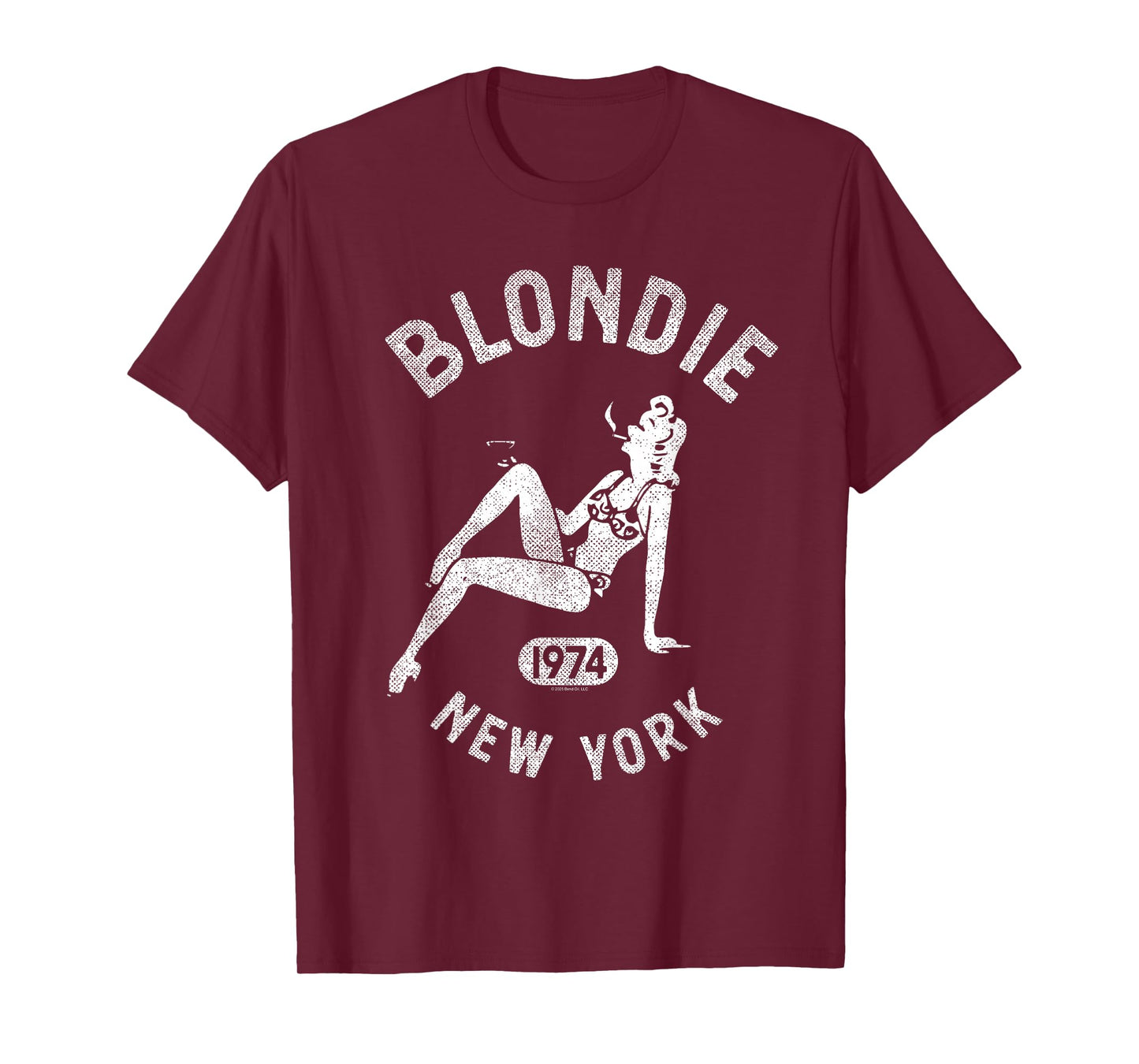 Blondie 1974 New York Pin Up Girl Vintage Band T-Shirt