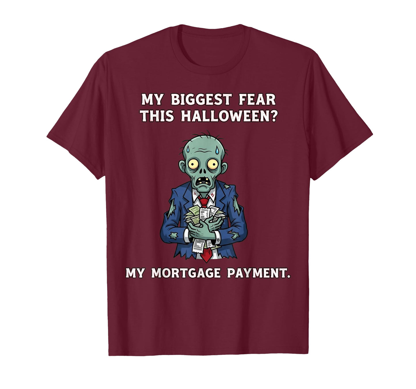 Zombie Halloween Costume Funny Halloween 2025 T-Shirt