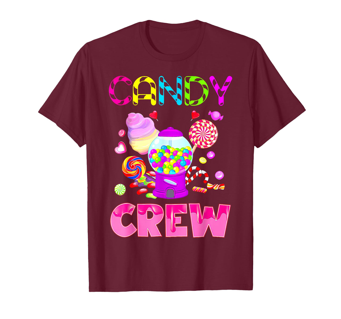 Candy Land Costume Women Candy Crew Sweetie Candy Squad T-Shirt