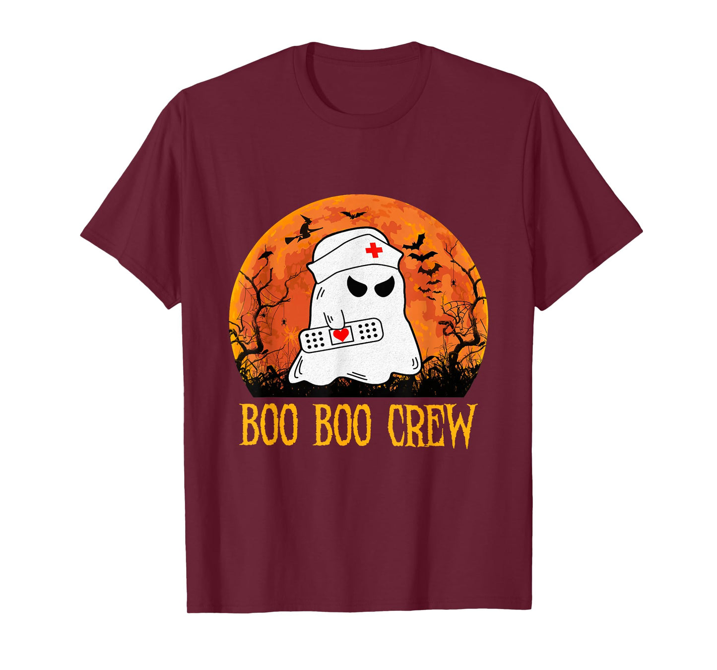 Boo Boo Crew Nurse Funny Halloween Nurse Shirts for Women T-Shirt